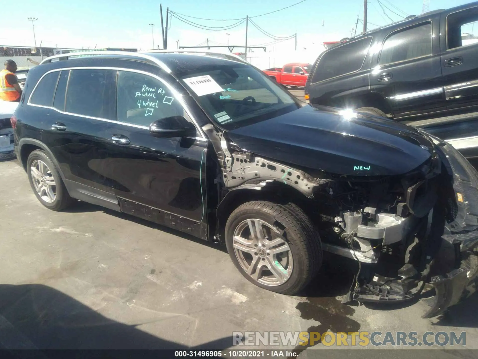 1 fotografías del automóvil dañado WDC4M4GBXLW007277 MERCEDES-BENZ GLB 2020