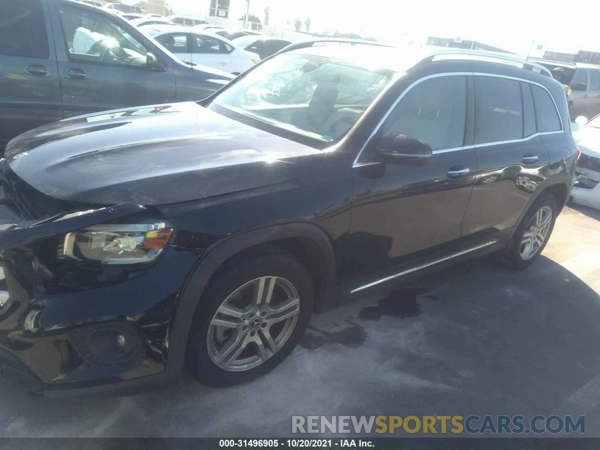 2 fotografías del automóvil dañado WDC4M4GBXLW007277 MERCEDES-BENZ GLB 2020