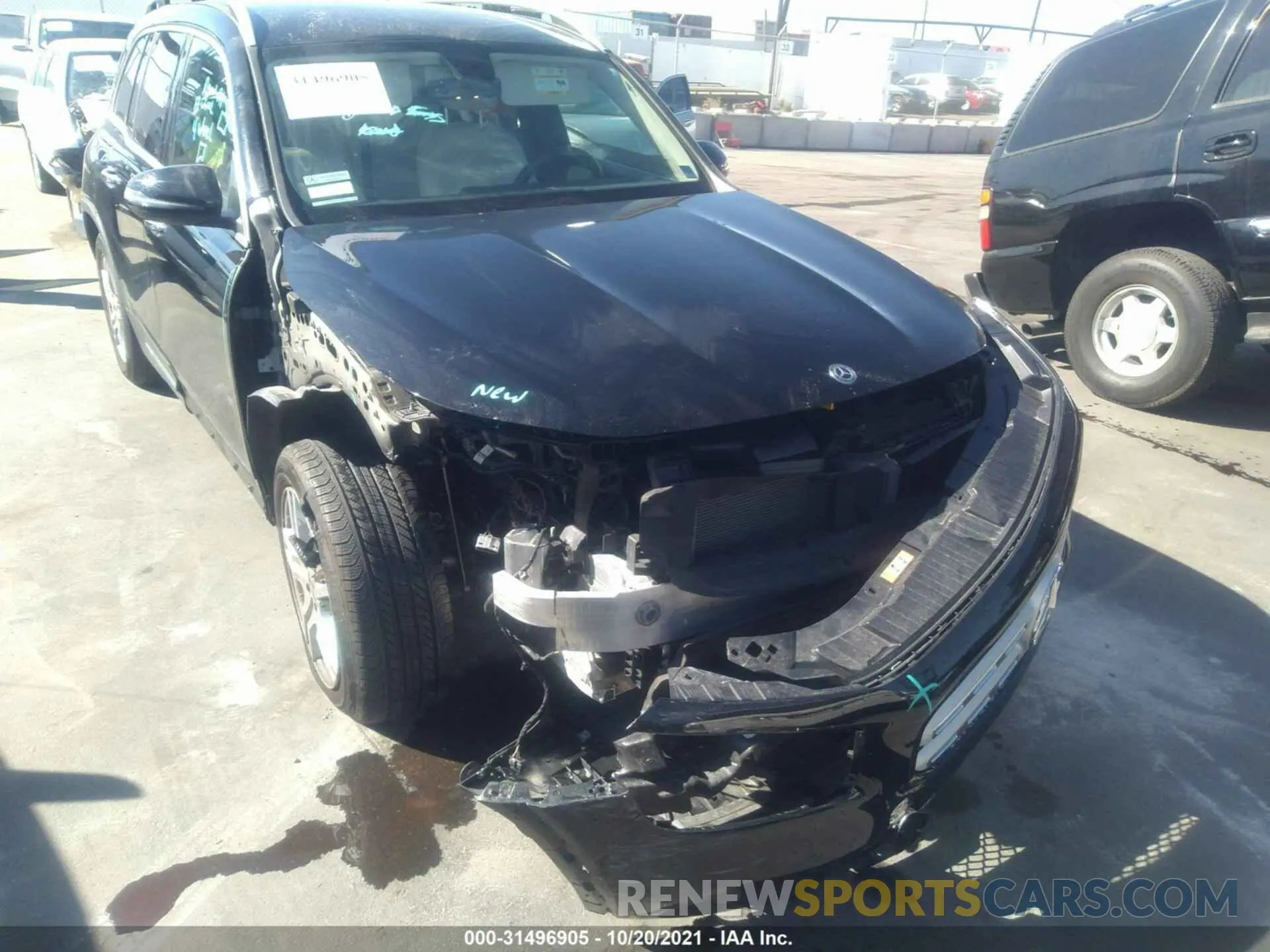6 fotografías del automóvil dañado WDC4M4GBXLW007277 MERCEDES-BENZ GLB 2020