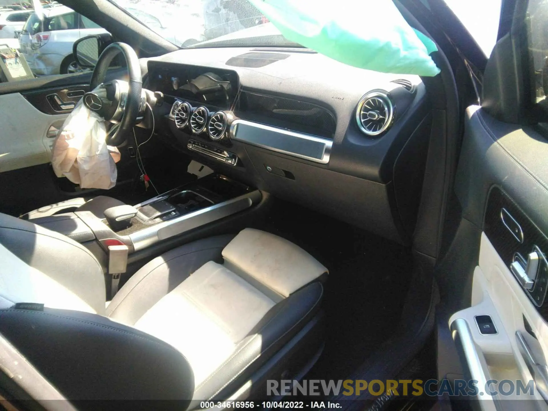 5 fotografías del automóvil dañado W1N4M4GB1MW104562 MERCEDES-BENZ GLB 2021