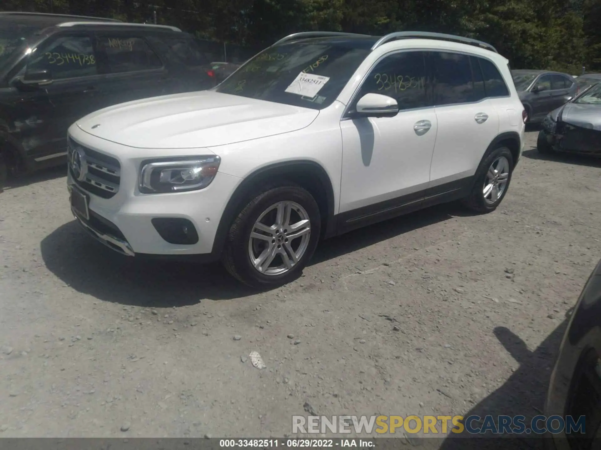 2 fotografías del automóvil dañado W1N4M4HB0MW141780 MERCEDES-BENZ GLB 2021