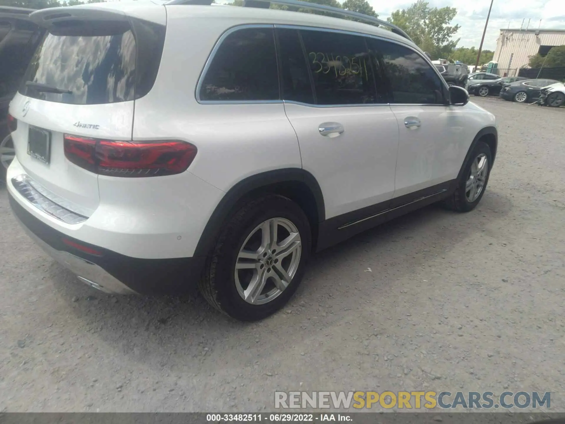 4 fotografías del automóvil dañado W1N4M4HB0MW141780 MERCEDES-BENZ GLB 2021