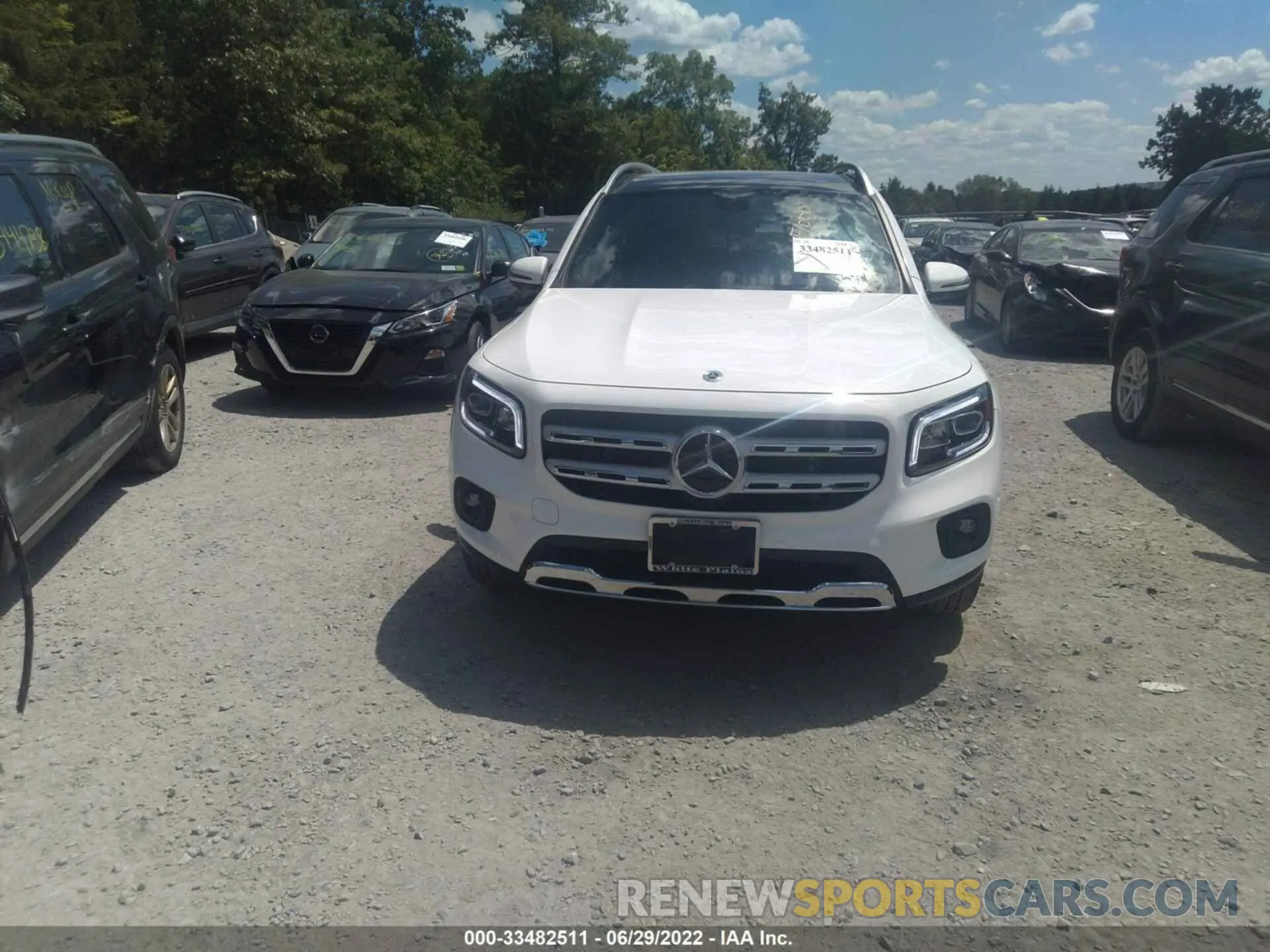 6 fotografías del automóvil dañado W1N4M4HB0MW141780 MERCEDES-BENZ GLB 2021
