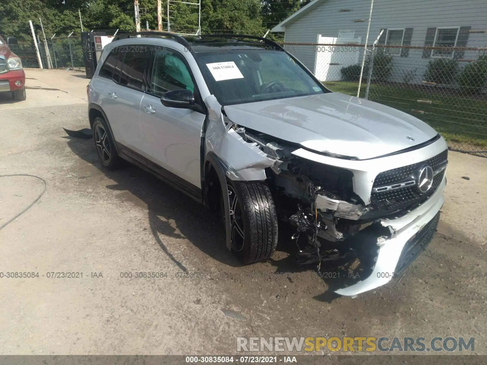 1 fotografías del automóvil dañado W1N4M4HB3MW116209 MERCEDES-BENZ GLB 2021