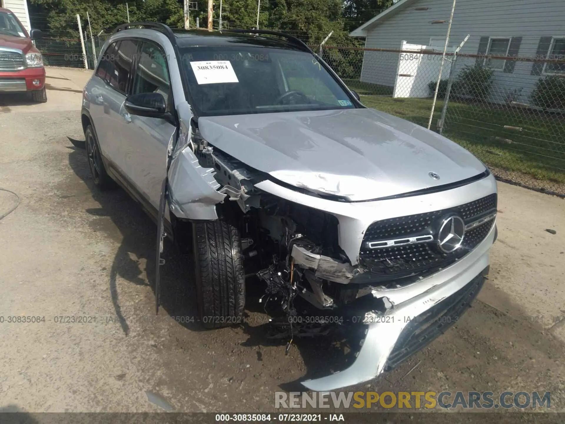 6 fotografías del automóvil dañado W1N4M4HB3MW116209 MERCEDES-BENZ GLB 2021