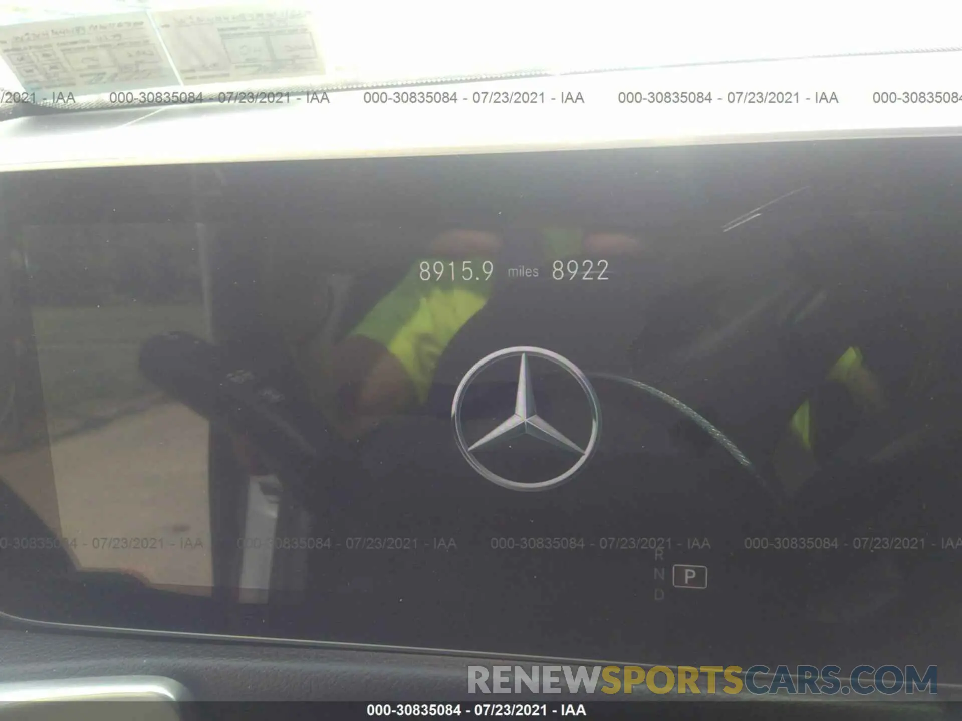7 fotografías del automóvil dañado W1N4M4HB3MW116209 MERCEDES-BENZ GLB 2021