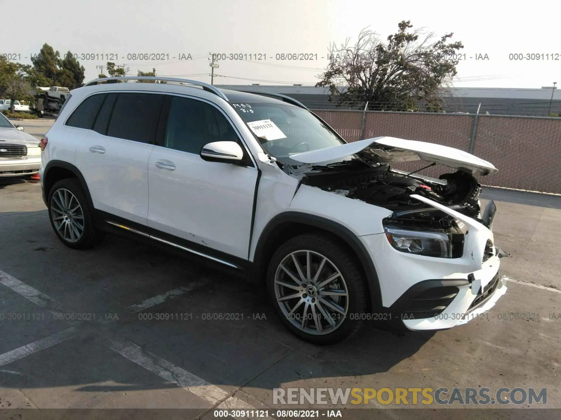 1 fotografías del automóvil dañado W1N4M4HB6MW135725 MERCEDES-BENZ GLB 2021