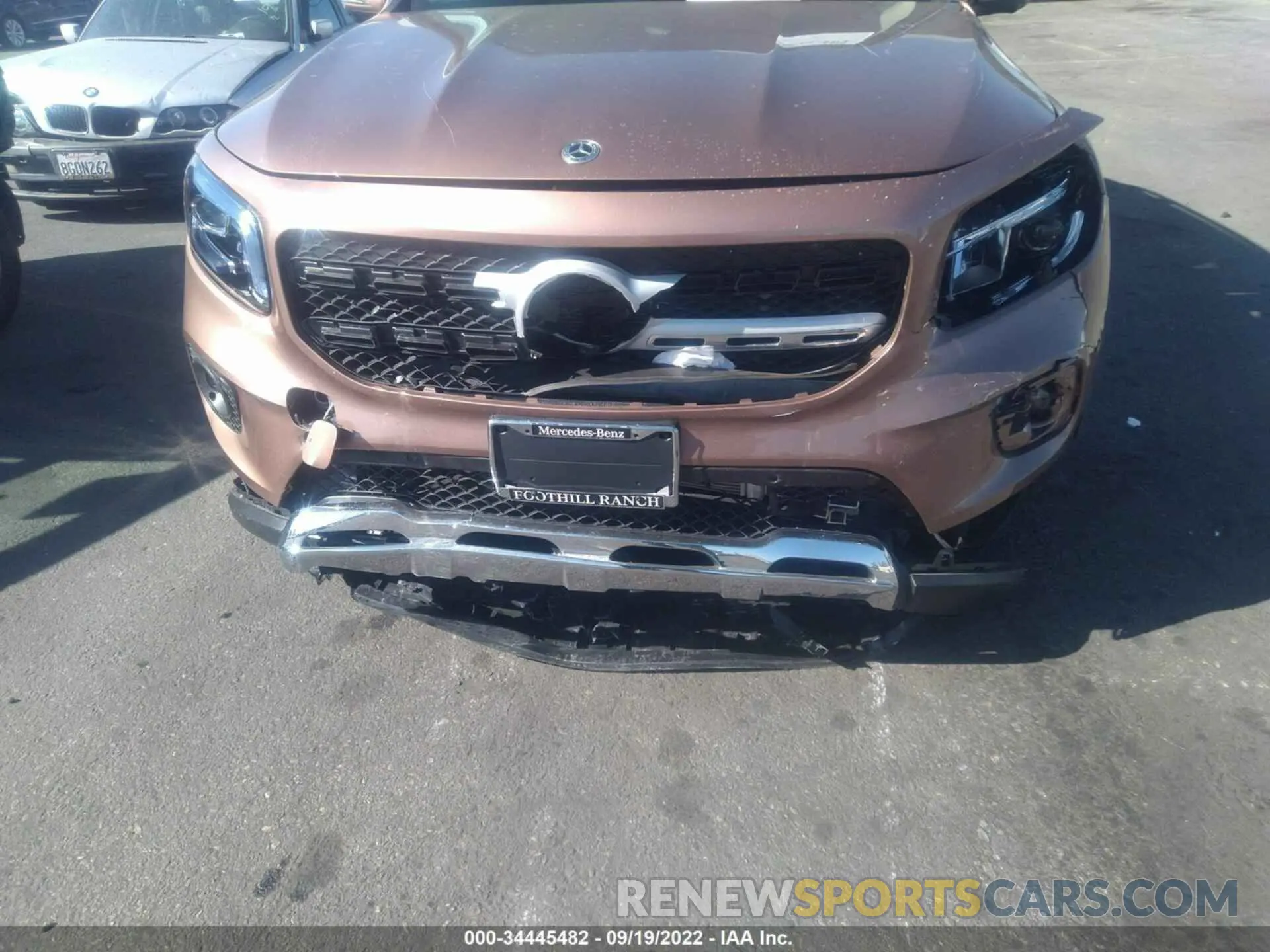 6 fotografías del automóvil dañado W1N4M4GB9NW256221 MERCEDES-BENZ GLB 2022
