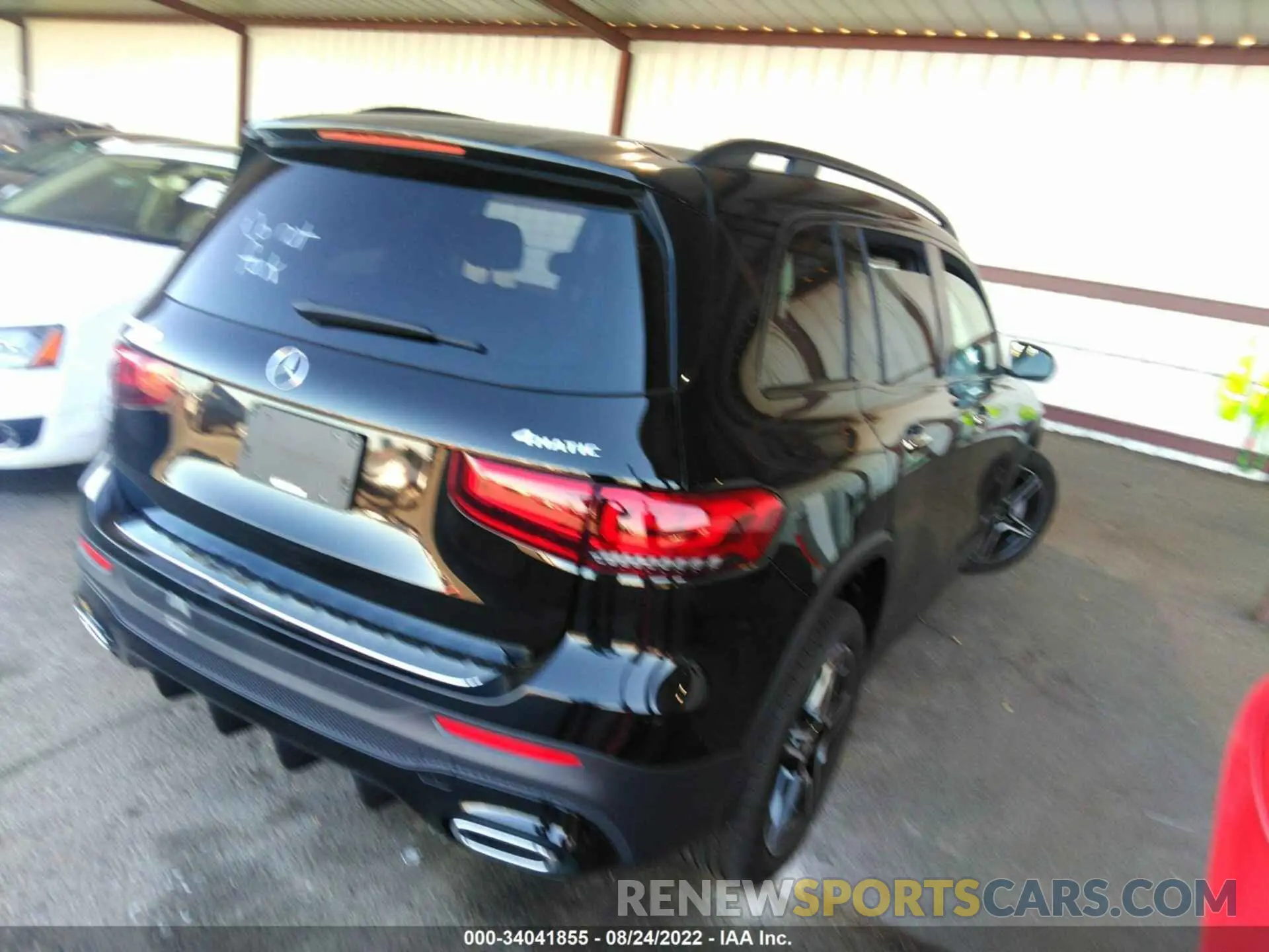 4 fotografías del automóvil dañado W1N4M4HBXNW206801 MERCEDES-BENZ GLB 2022
