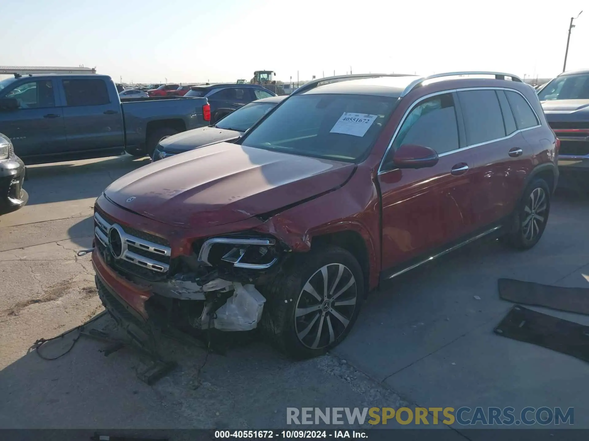 2 fotografías del automóvil dañado W1N4M4GB4LW050527 MERCEDES-BENZ GLB 250 2020
