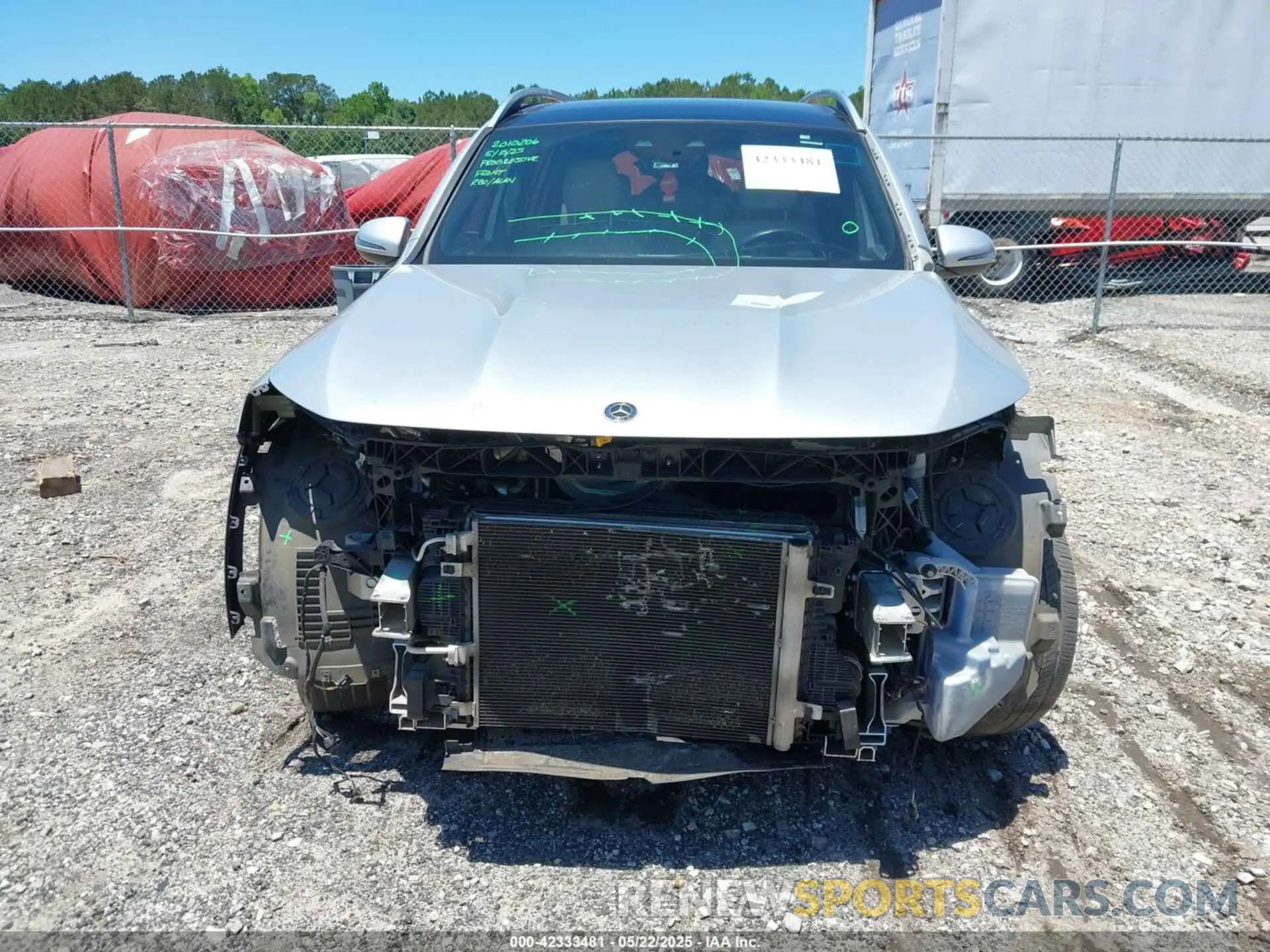 13 fotografías del automóvil dañado W1N4M4GB5LW032683 MERCEDES-BENZ GLB 250 2020