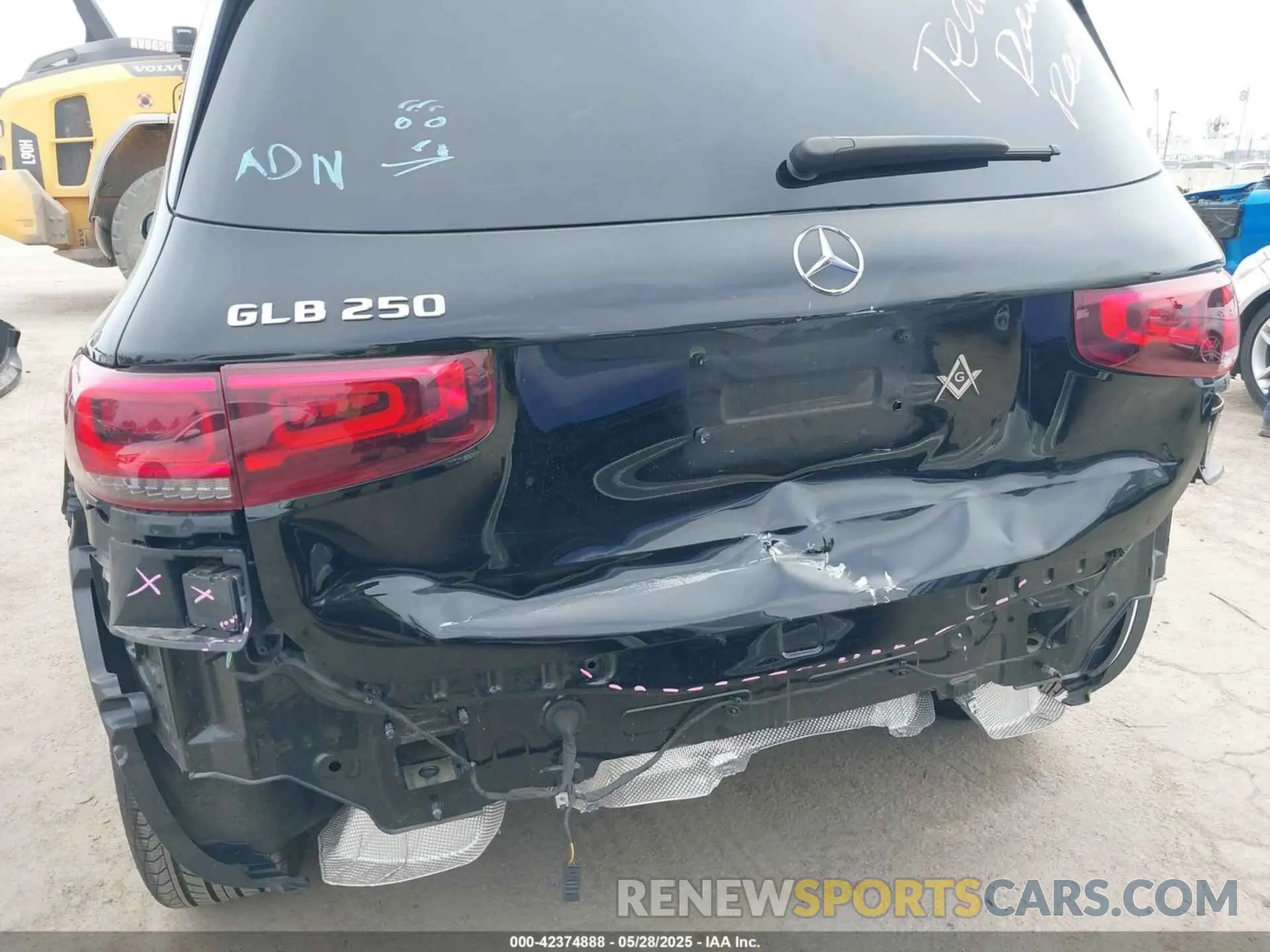 6 fotografías del automóvil dañado W1N4M4GB7LW025301 MERCEDES-BENZ GLB 250 2020