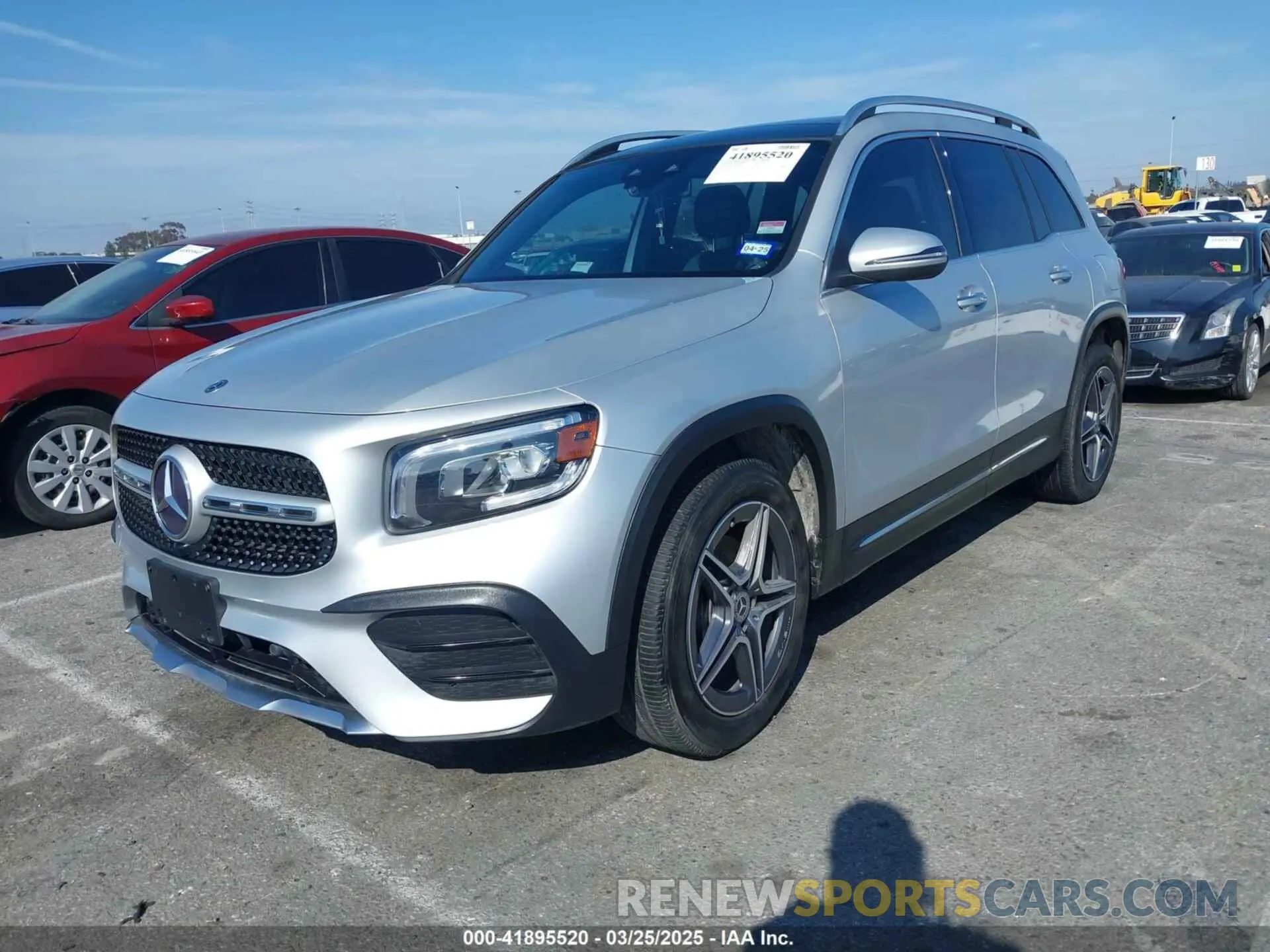 2 fotografías del automóvil dañado W1N4M4GBXLW050581 MERCEDES-BENZ GLB 250 2020