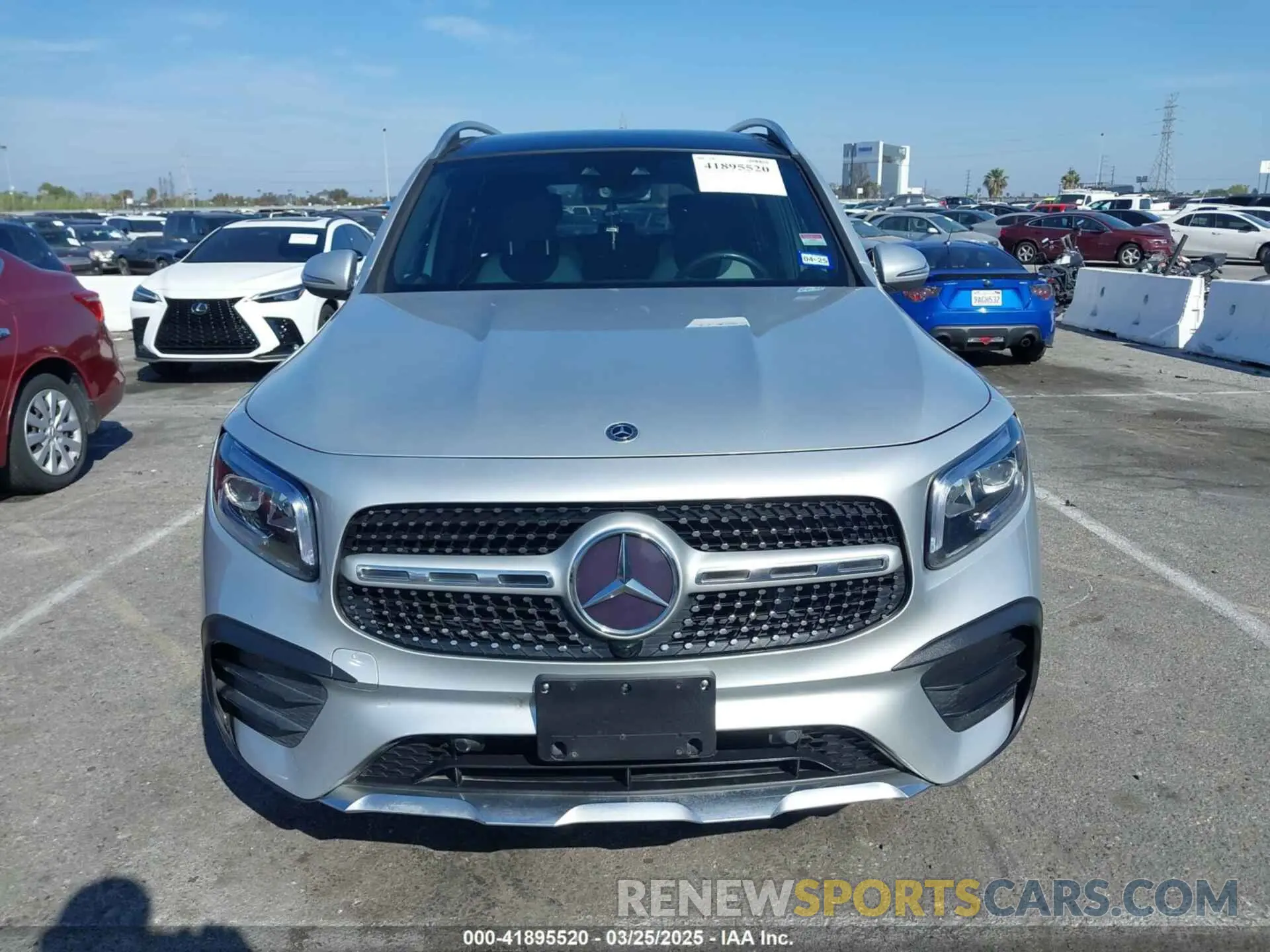 6 fotografías del automóvil dañado W1N4M4GBXLW050581 MERCEDES-BENZ GLB 250 2020