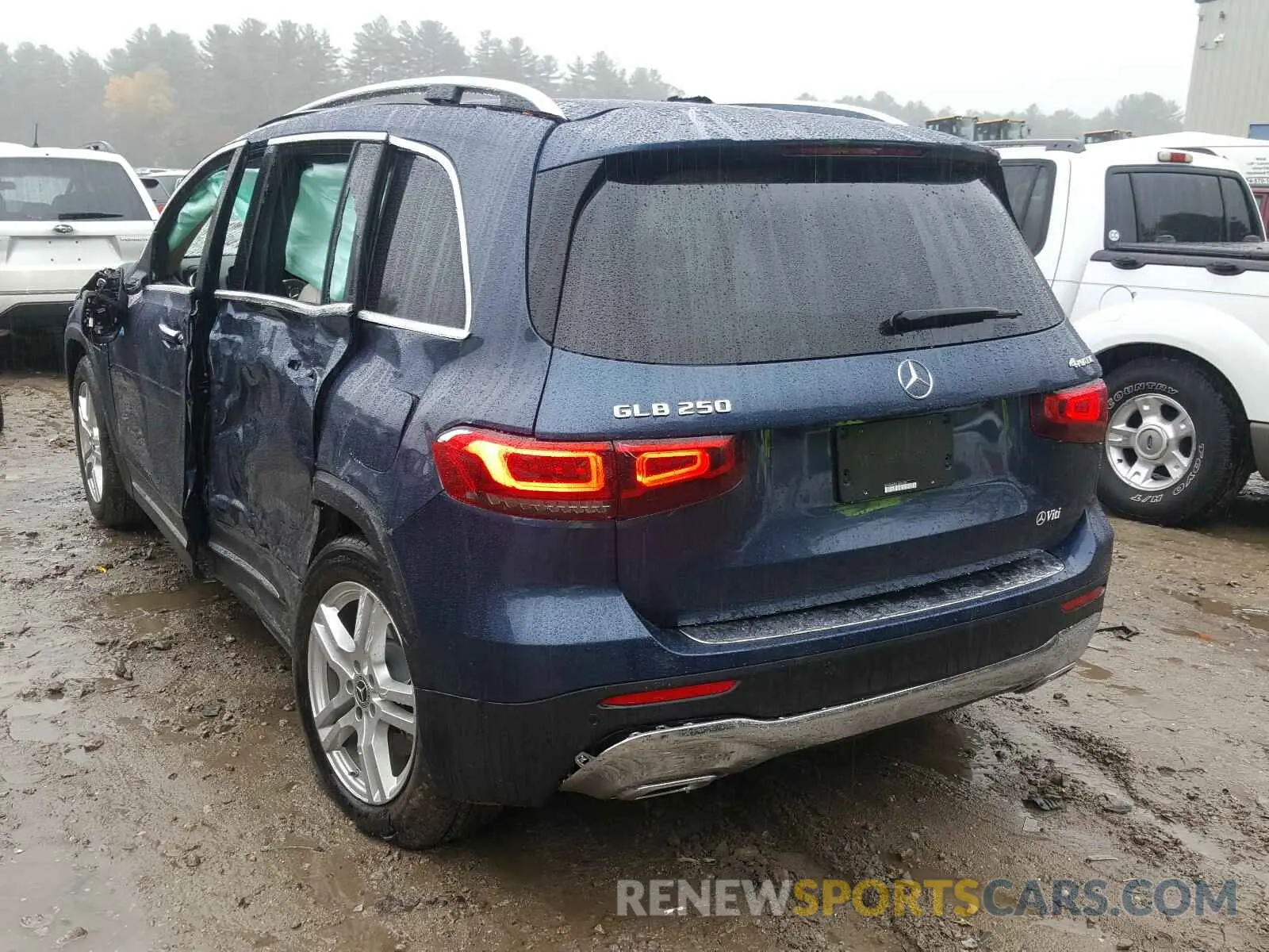 3 fotografías del automóvil dañado W1N4M4HB3LW041283 MERCEDES-BENZ GLB 250 2020
