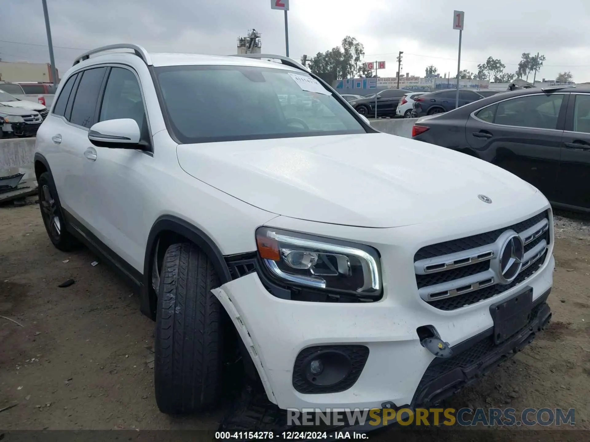 1 fotografías del automóvil dañado W1N4M4HB9LW044656 MERCEDES-BENZ GLB 250 2020