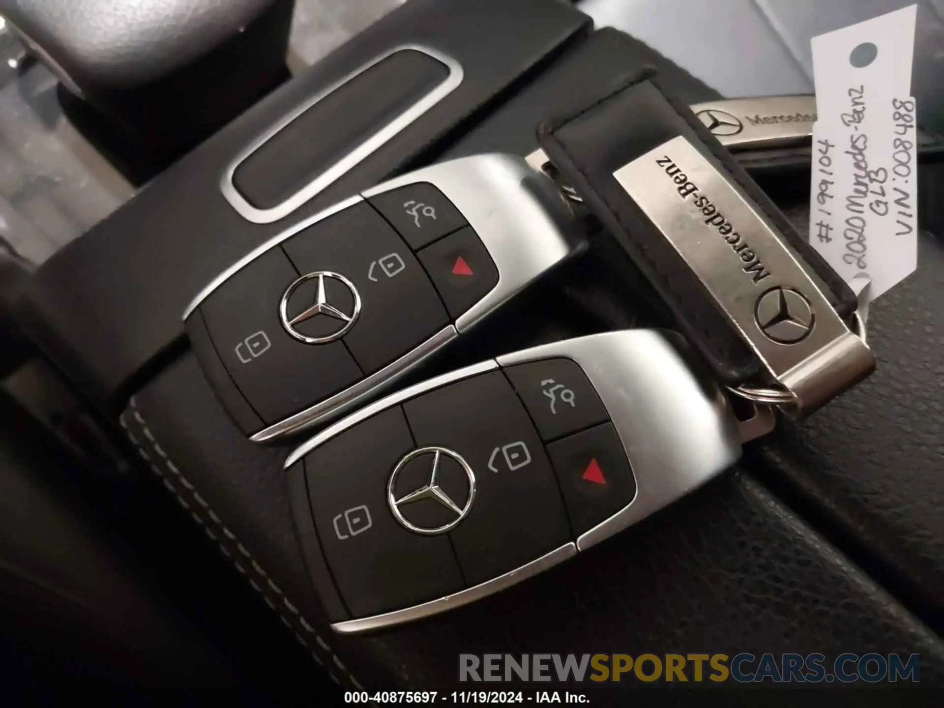 11 fotografías del automóvil dañado WDC4M4HB8LW008488 MERCEDES-BENZ GLB 250 2020
