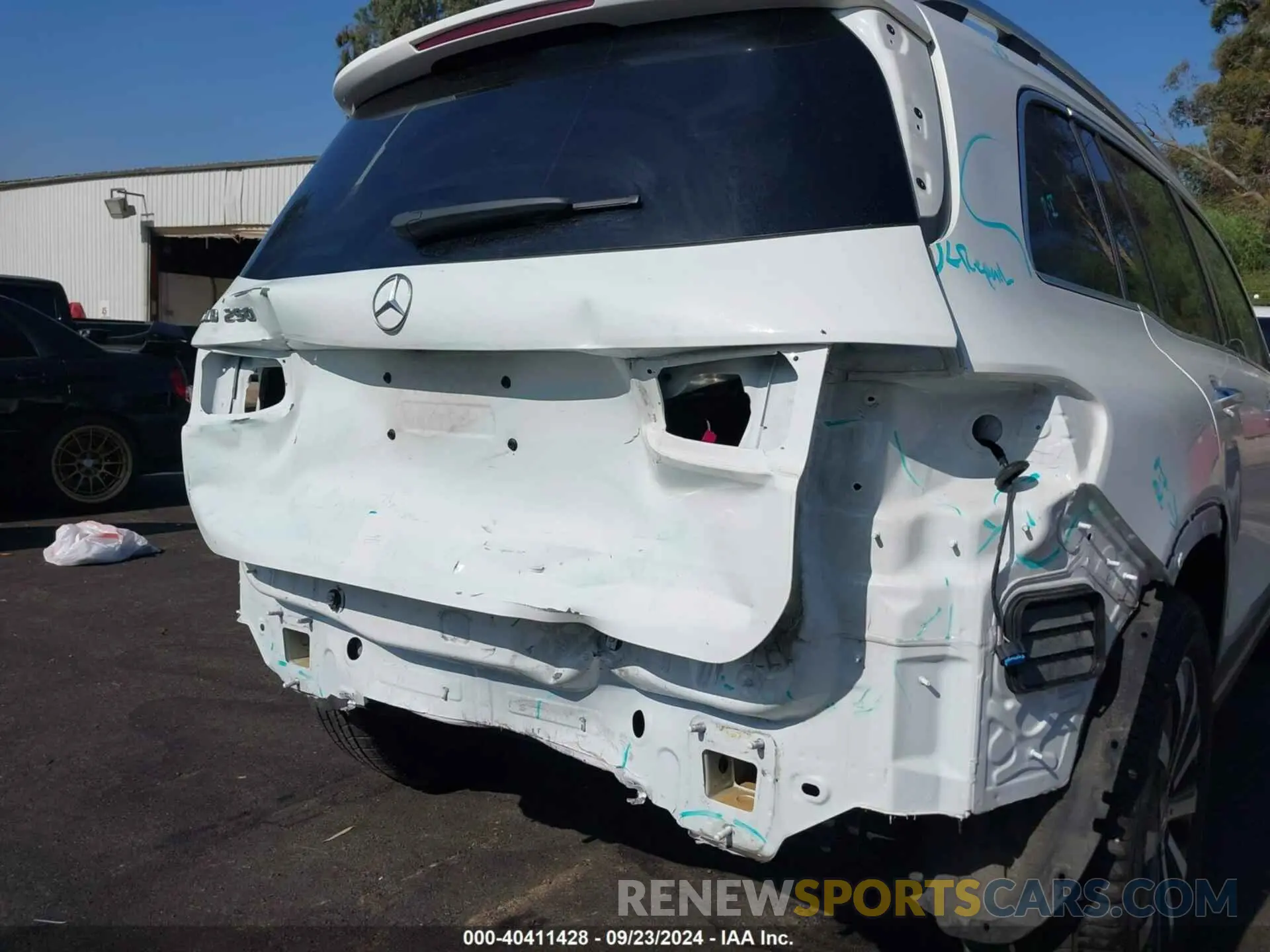 18 fotografías del automóvil dañado W1N4M4GB0MW093683 MERCEDES-BENZ GLB 250 2021