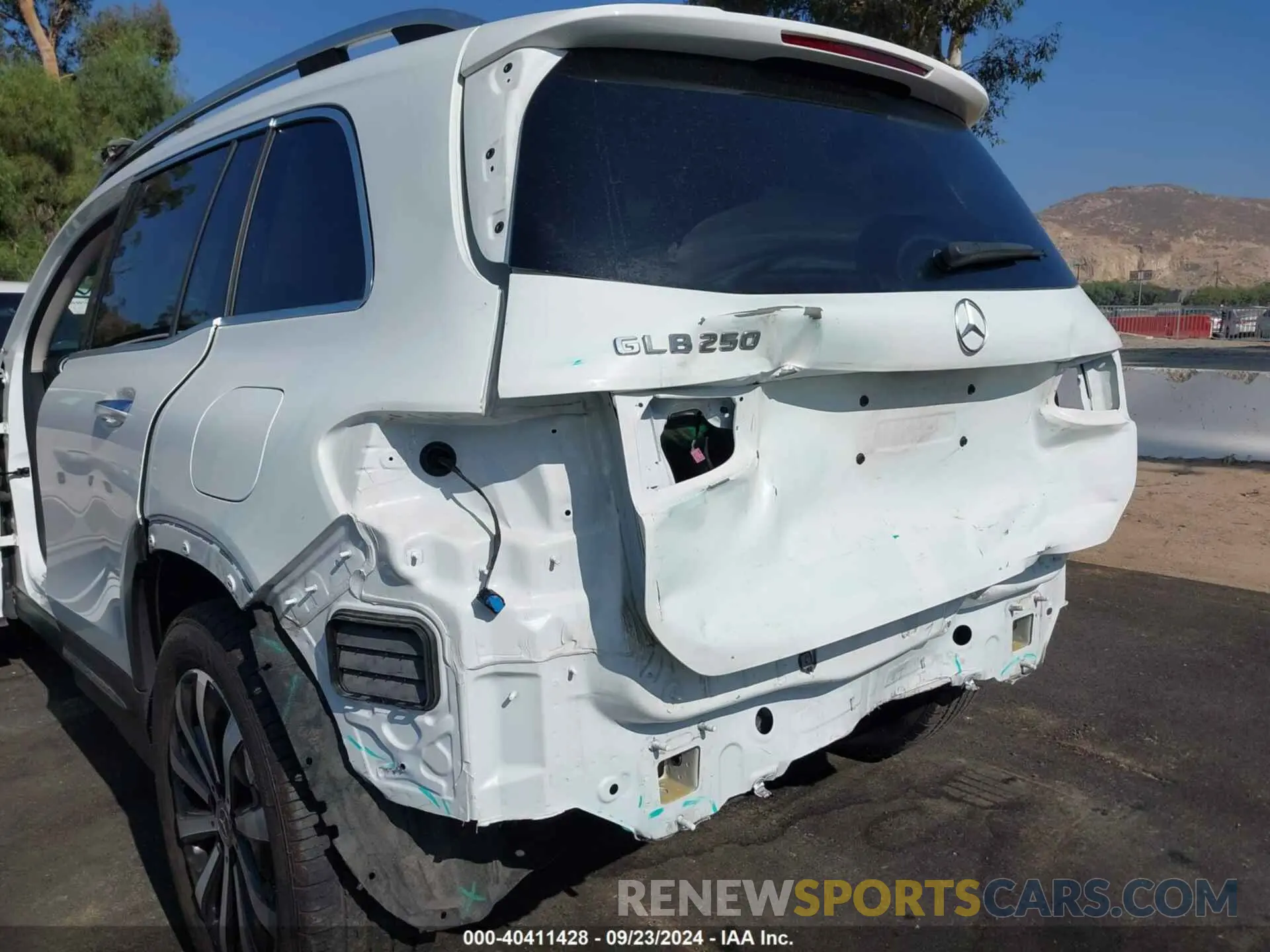 6 fotografías del automóvil dañado W1N4M4GB0MW093683 MERCEDES-BENZ GLB 250 2021