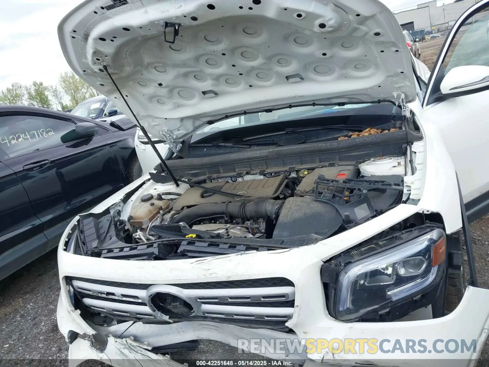 10 fotografías del automóvil dañado W1N4M4GB1MW091148 MERCEDES-BENZ GLB 250 2021