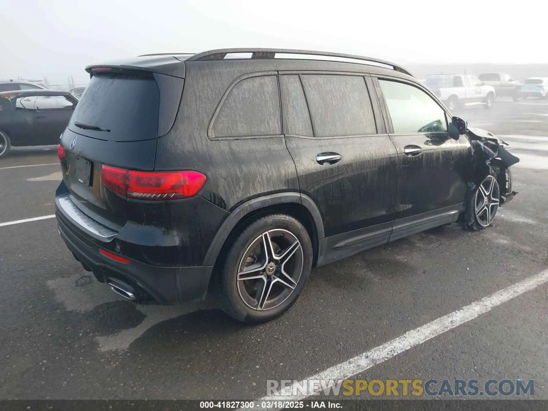 4 fotografías del automóvil dañado W1N4M4GB3MW107480 MERCEDES-BENZ GLB 250 2021