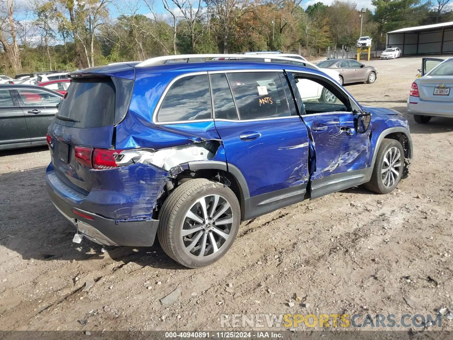 4 fotografías del automóvil dañado W1N4M4GB3MW114994 MERCEDES-BENZ GLB 250 2021