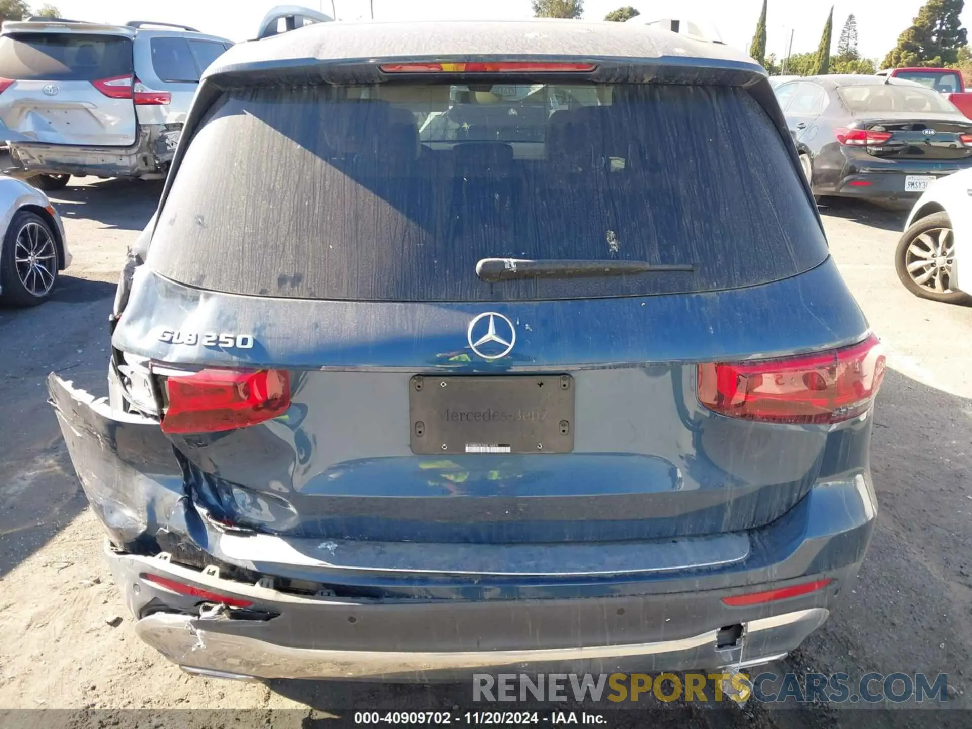 16 fotografías del automóvil dañado W1N4M4GB7MW144970 MERCEDES-BENZ GLB 250 2021