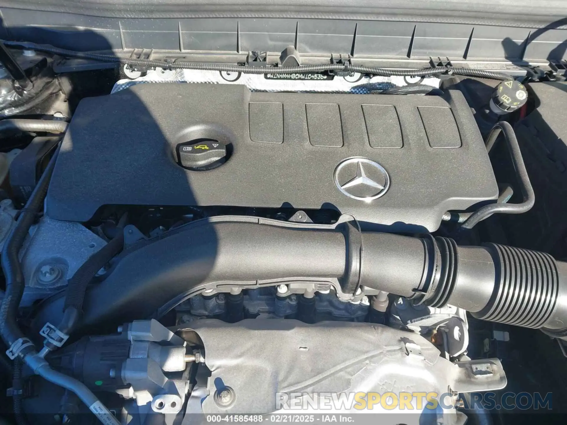 10 fotografías del automóvil dañado W1N4M4HB0MW104535 MERCEDES-BENZ GLB 250 2021