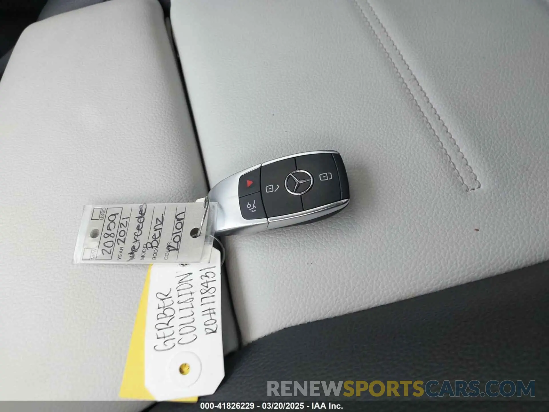 11 fotografías del automóvil dañado W1N4M4HB2MW101913 MERCEDES-BENZ GLB 250 2021