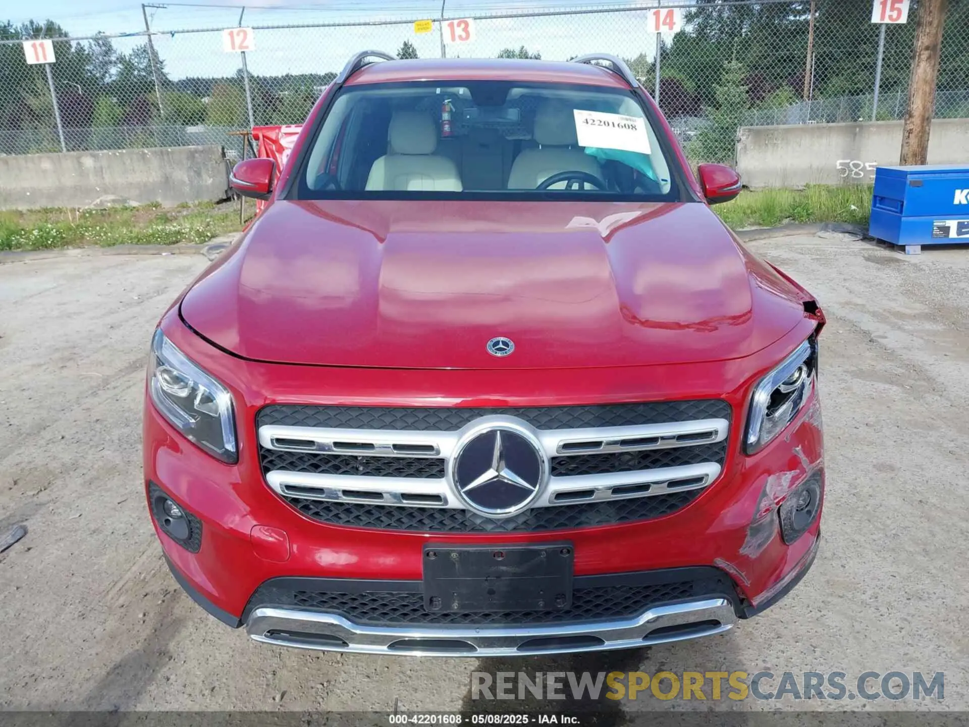 12 fotografías del automóvil dañado W1N4M4HB5MW141273 MERCEDES-BENZ GLB 250 2021