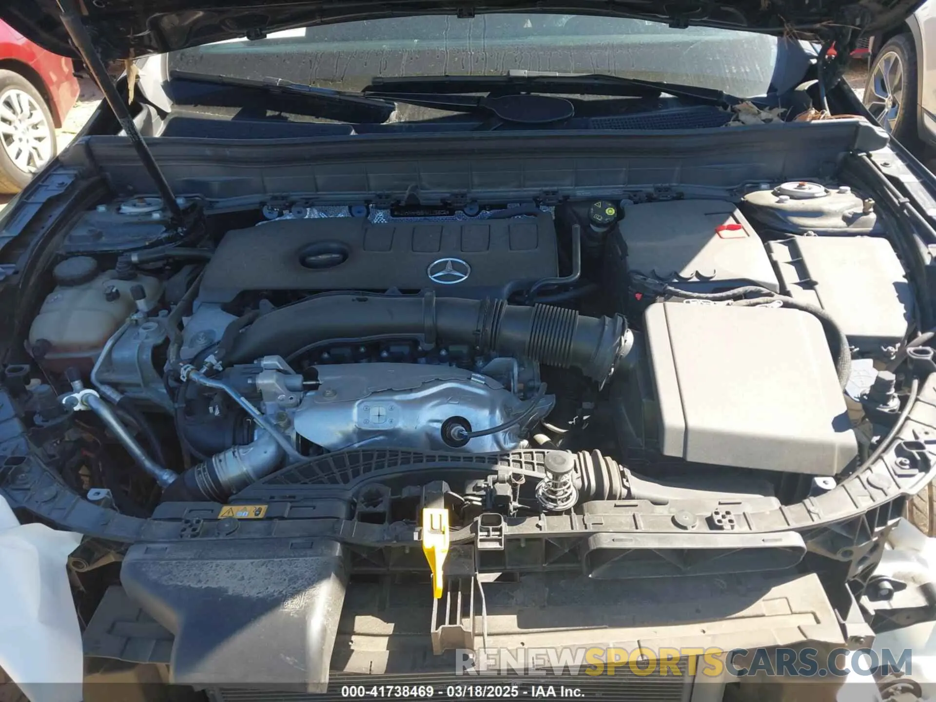 10 fotografías del automóvil dañado W1N4M4HB8MW115802 MERCEDES-BENZ GLB 250 2021