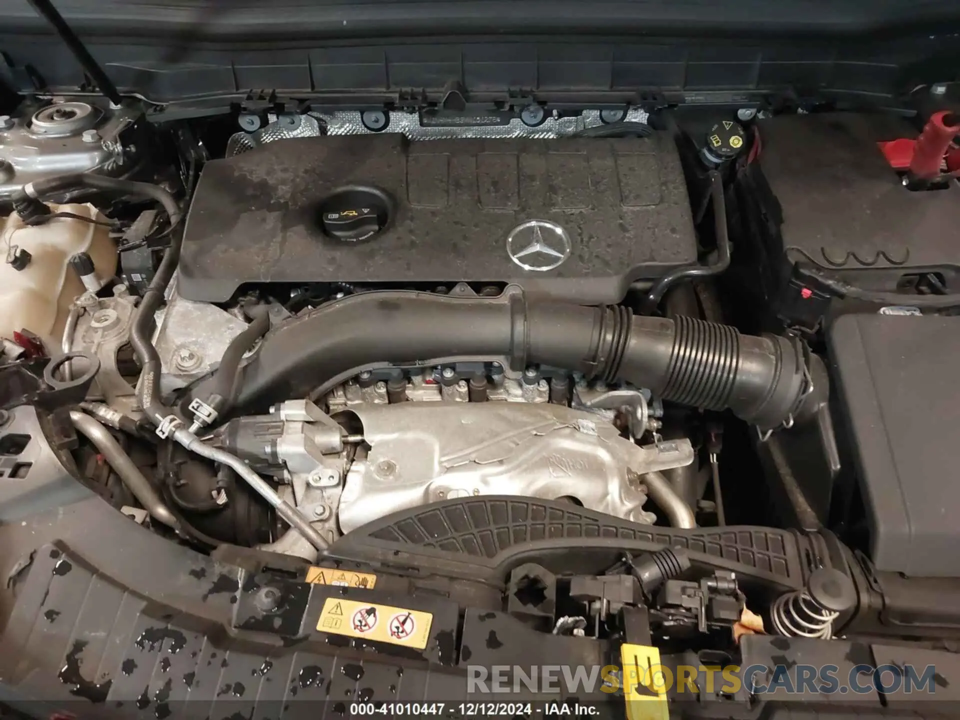 10 fotografías del automóvil dañado W1N4M4HB9MW101276 MERCEDES-BENZ GLB 250 2021