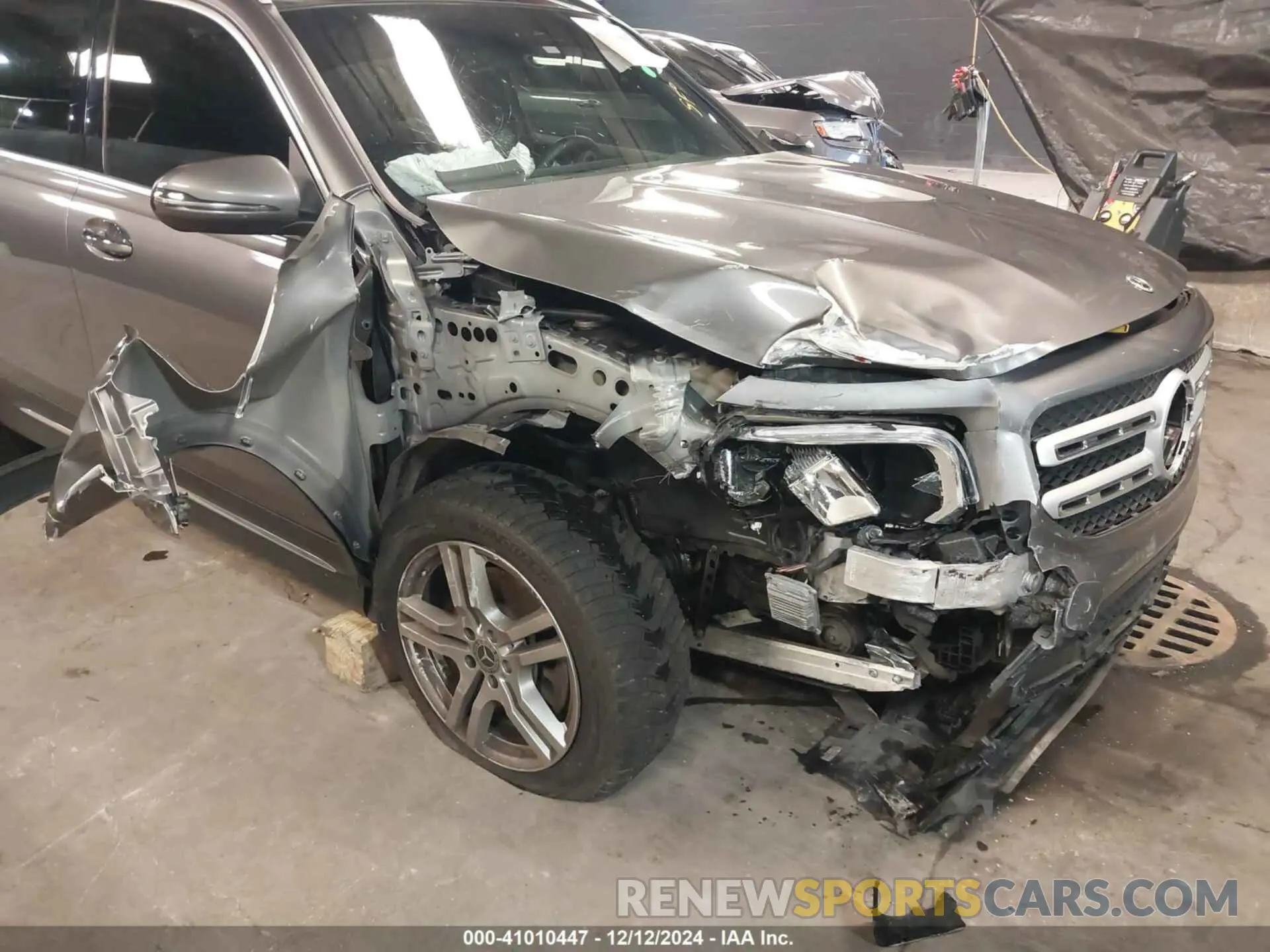 6 fotografías del automóvil dañado W1N4M4HB9MW101276 MERCEDES-BENZ GLB 250 2021