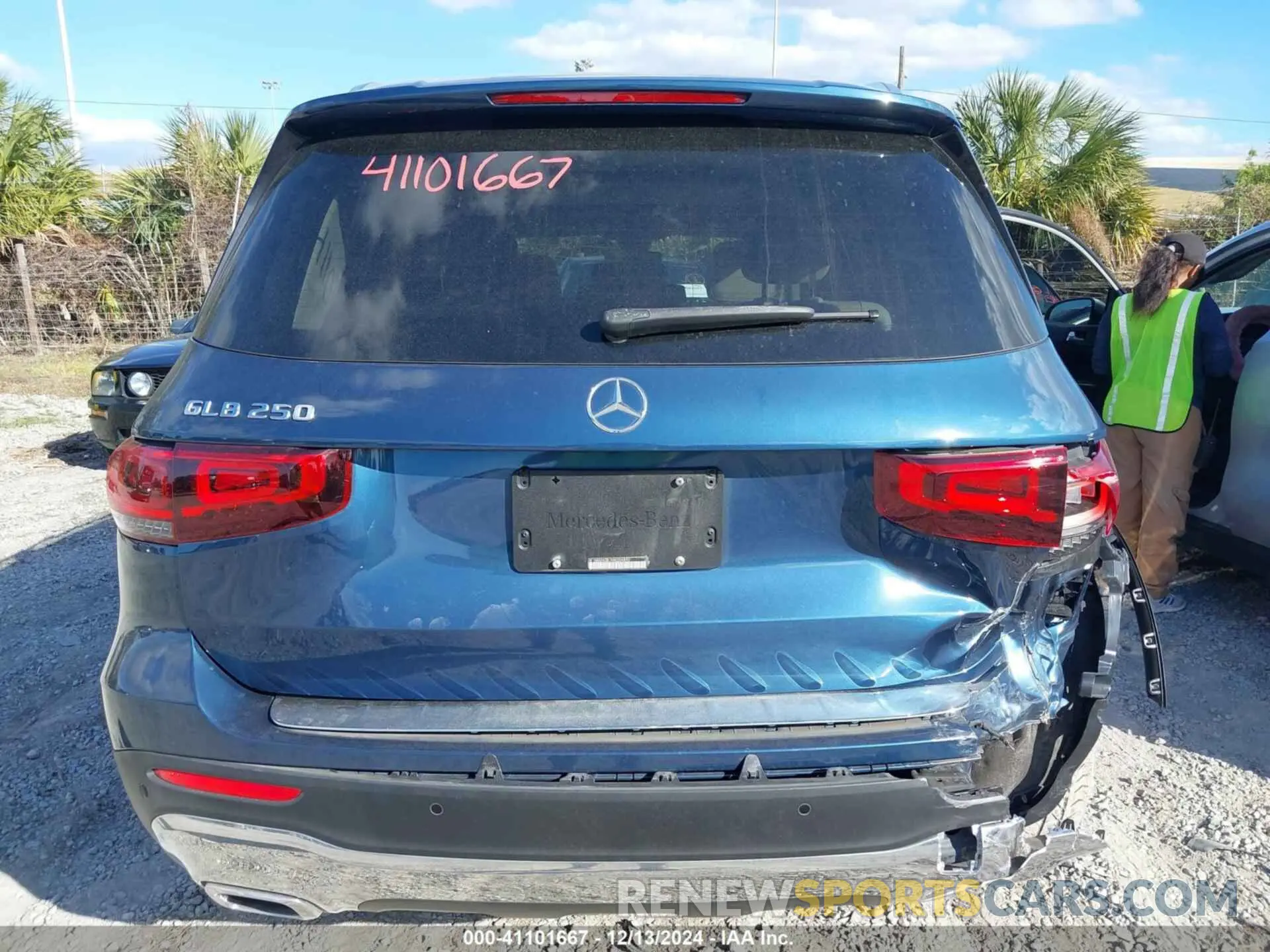 16 fotografías del automóvil dañado W1N4M4GB1NW204890 MERCEDES-BENZ GLB 250 2022
