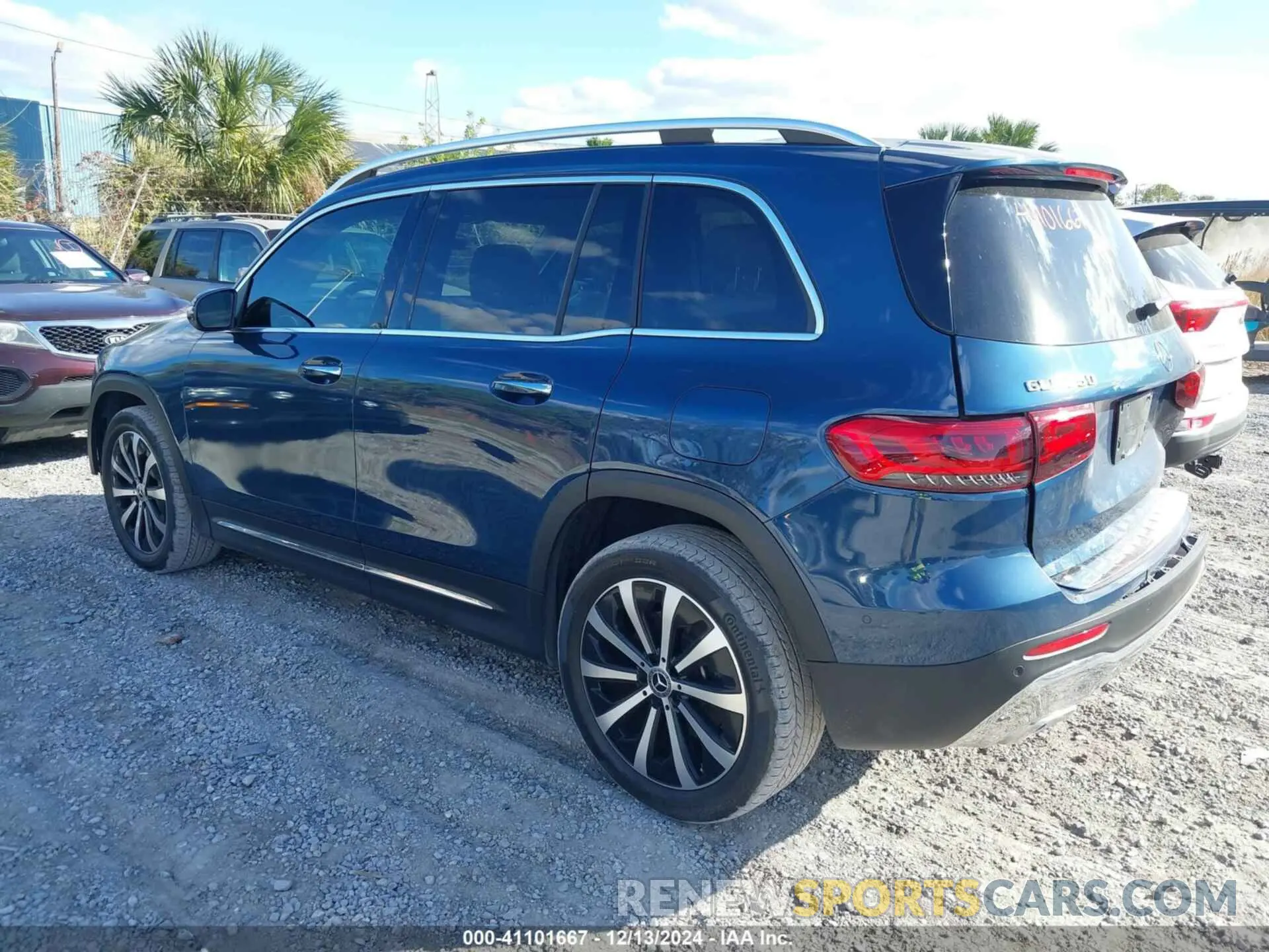 3 fotografías del automóvil dañado W1N4M4GB1NW204890 MERCEDES-BENZ GLB 250 2022