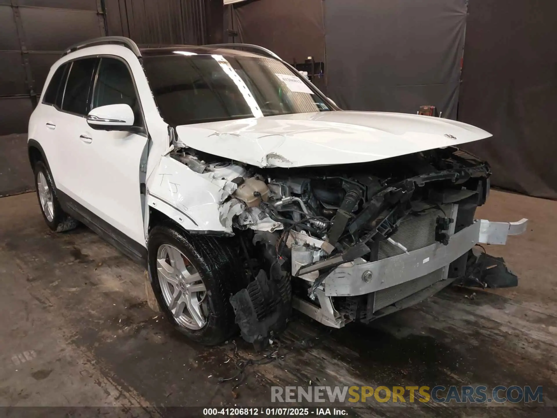 1 fotografías del automóvil dañado W1N4M4HB1NW183716 MERCEDES-BENZ GLB 250 2022