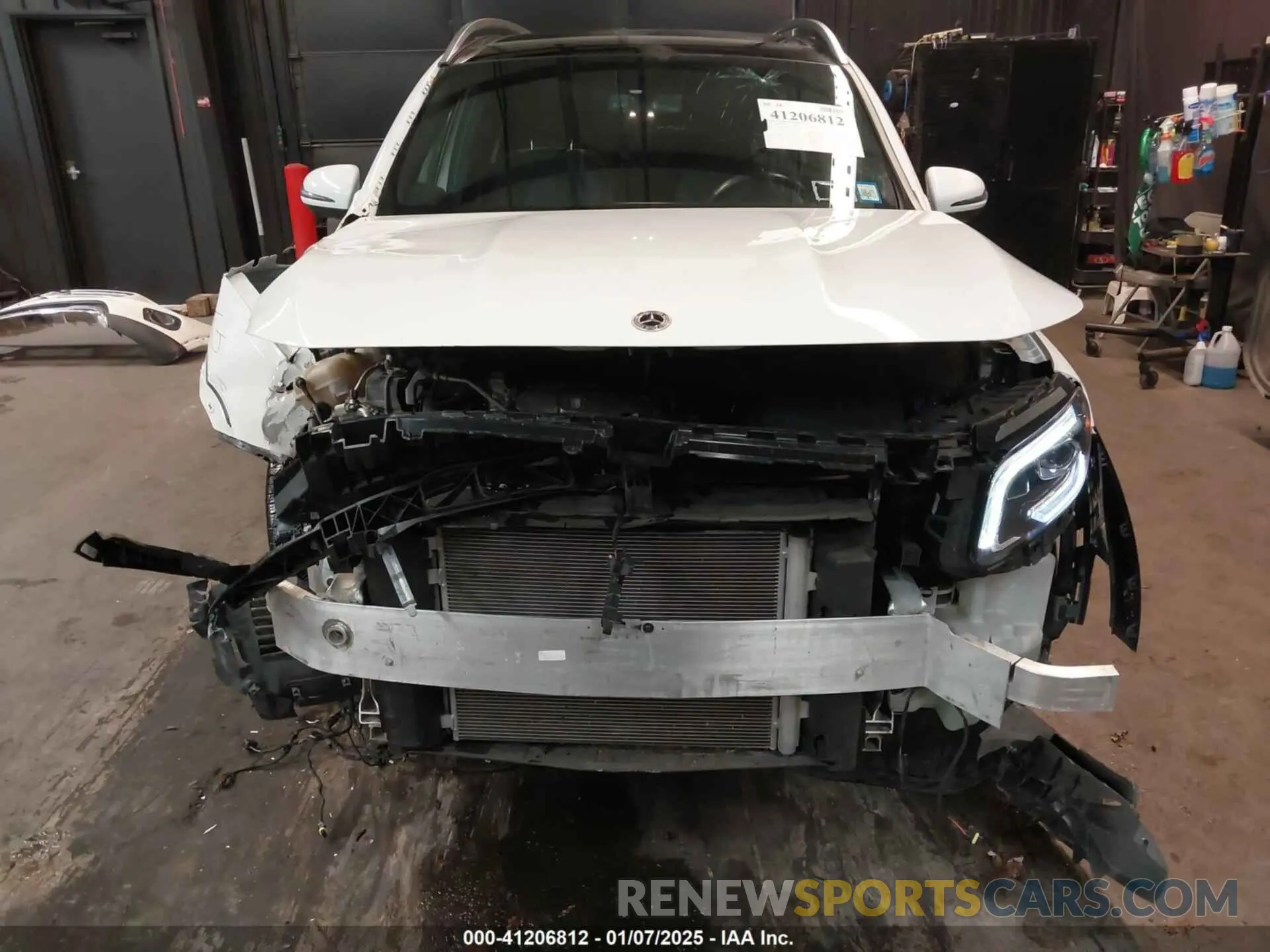 6 fotografías del automóvil dañado W1N4M4HB1NW183716 MERCEDES-BENZ GLB 250 2022