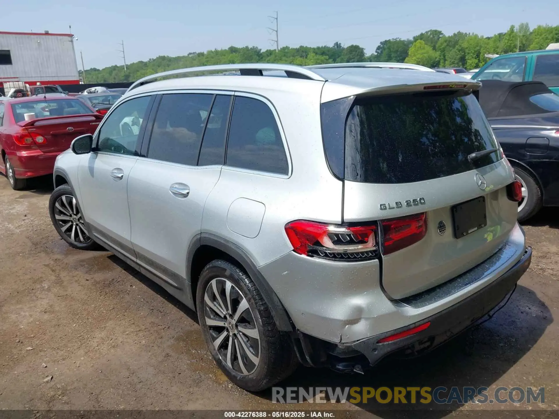 3 fotografías del automóvil dañado W1N4M4HB5NW171455 MERCEDES-BENZ GLB 250 2022