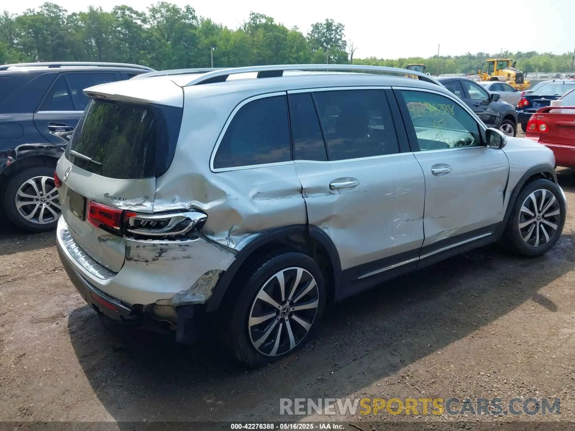 4 fotografías del automóvil dañado W1N4M4HB5NW171455 MERCEDES-BENZ GLB 250 2022