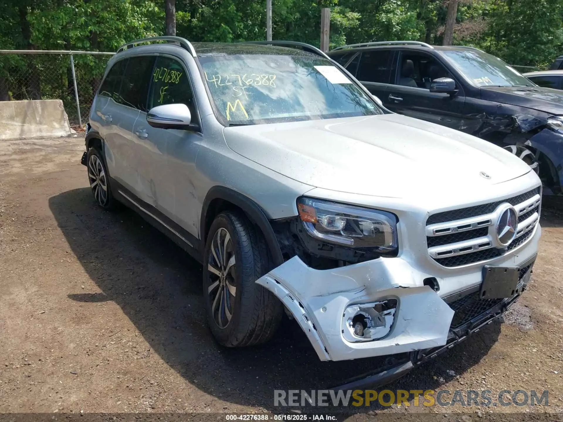 6 fotografías del automóvil dañado W1N4M4HB5NW171455 MERCEDES-BENZ GLB 250 2022