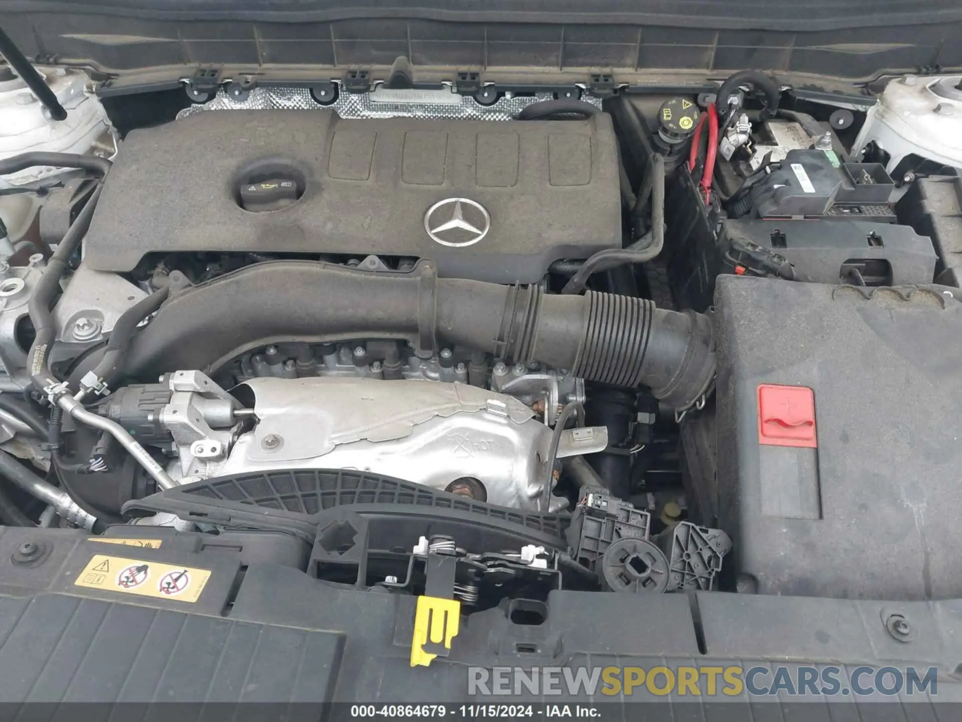 10 fotografías del automóvil dañado W1N4M4HB7NW184465 MERCEDES-BENZ GLB 250 2022