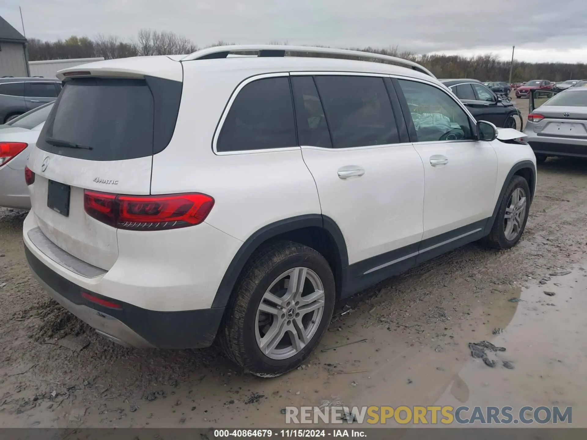4 fotografías del automóvil dañado W1N4M4HB7NW184465 MERCEDES-BENZ GLB 250 2022
