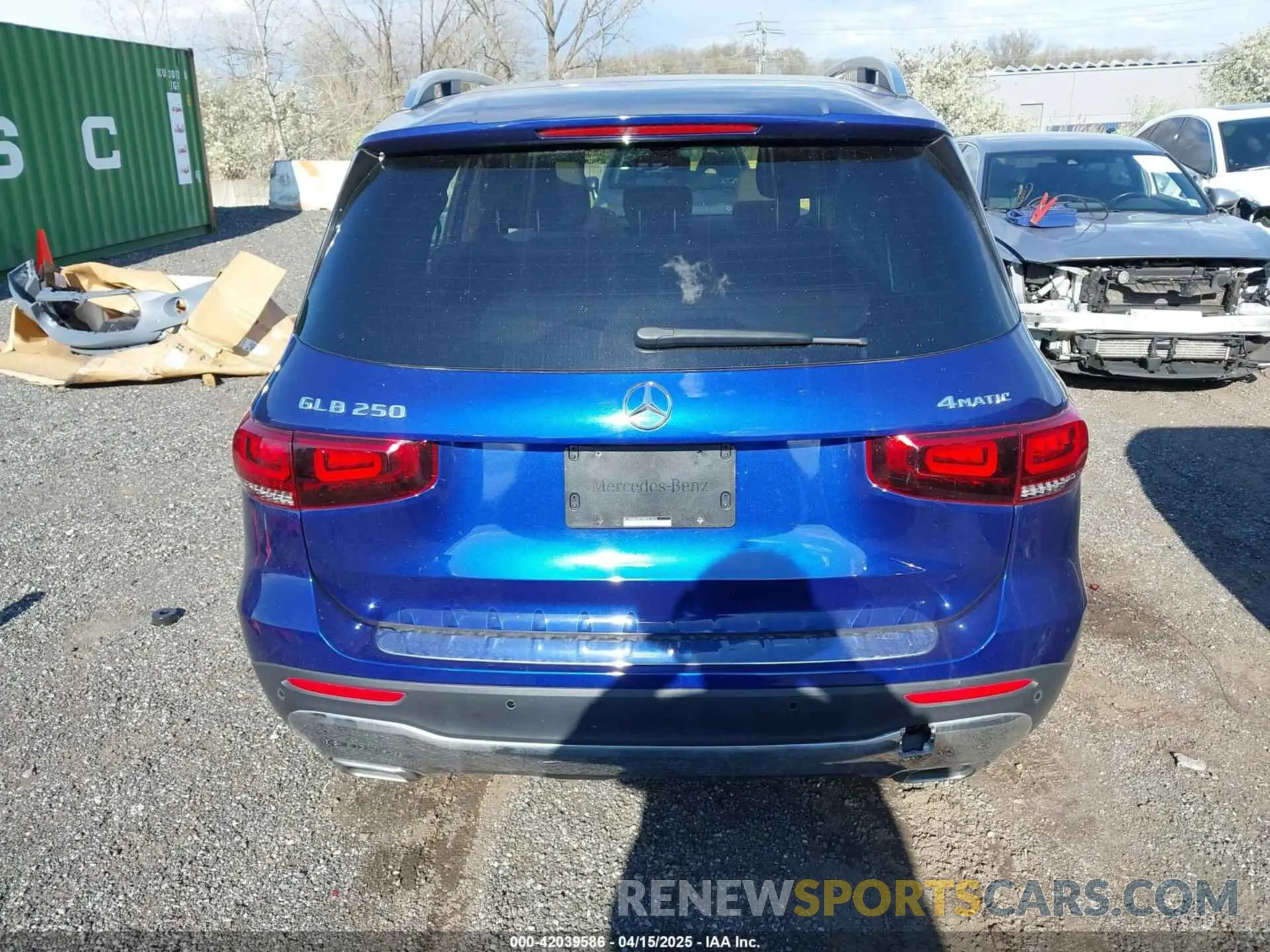 16 fotografías del automóvil dañado W1N4M4HB7NW231512 MERCEDES-BENZ GLB 250 2022