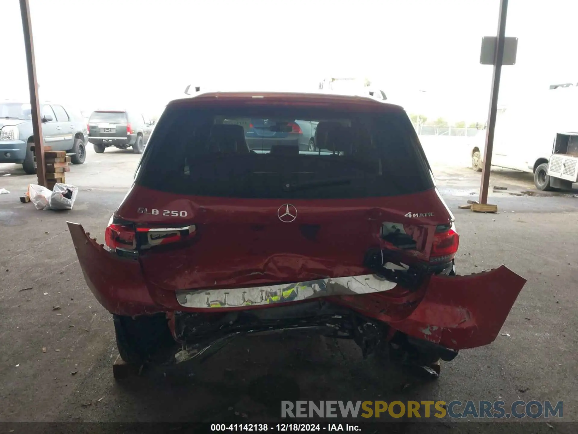 16 fotografías del automóvil dañado W1N4M4HB8NW182952 MERCEDES-BENZ GLB 250 2022