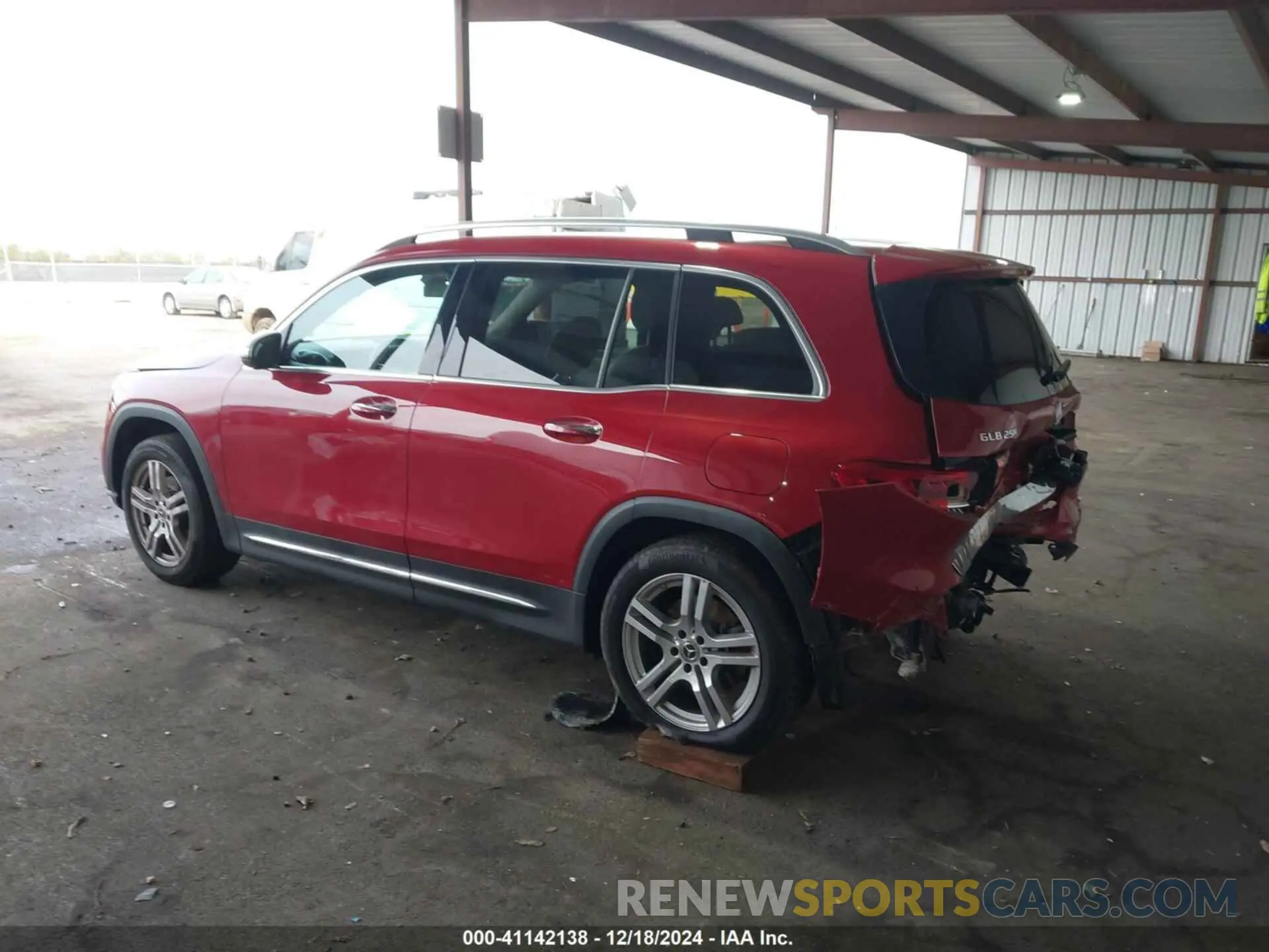 3 fotografías del automóvil dañado W1N4M4HB8NW182952 MERCEDES-BENZ GLB 250 2022