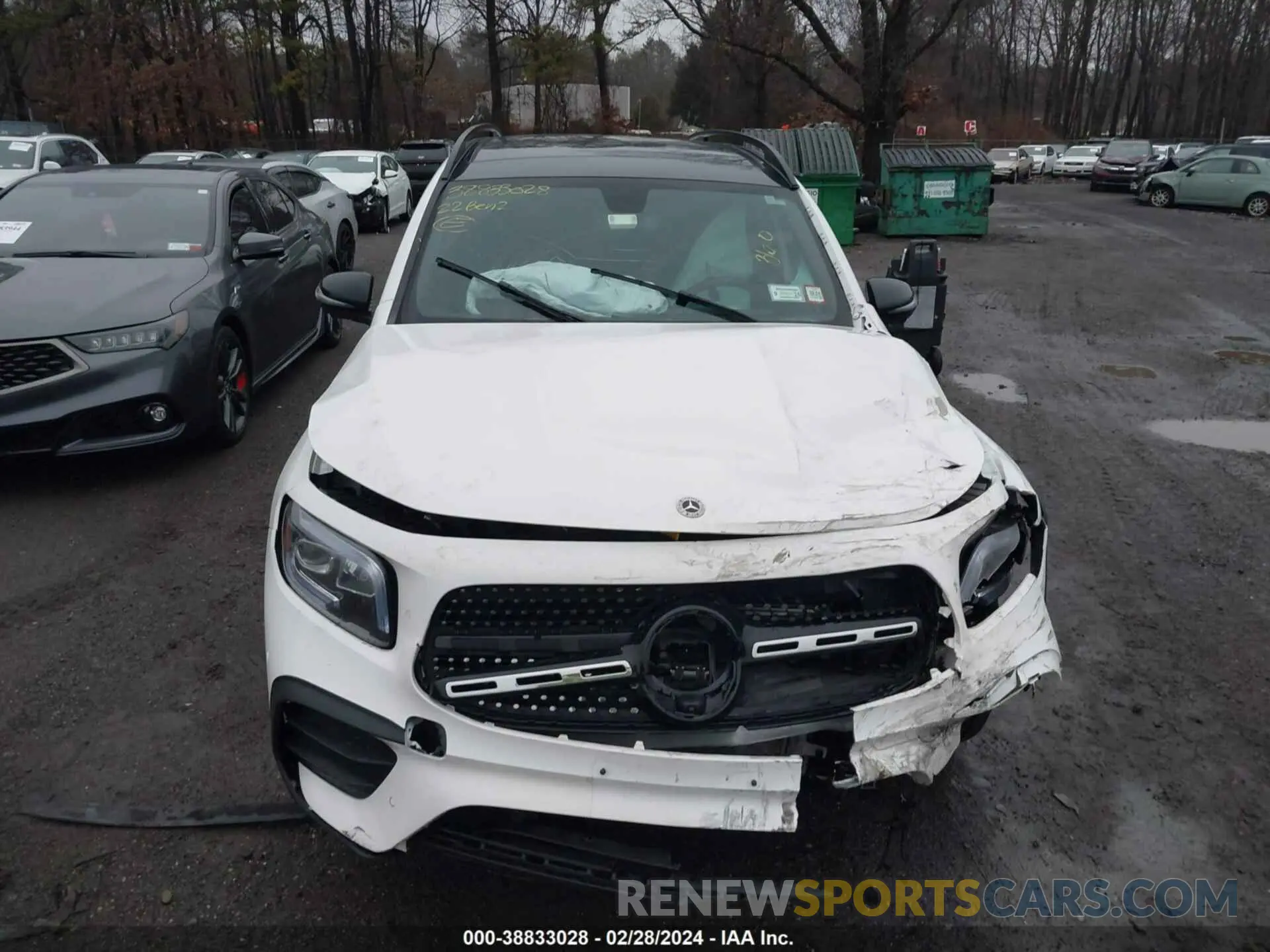 12 fotografías del automóvil dañado W1N4M4HB8NW201676 MERCEDES-BENZ GLB 250 2022