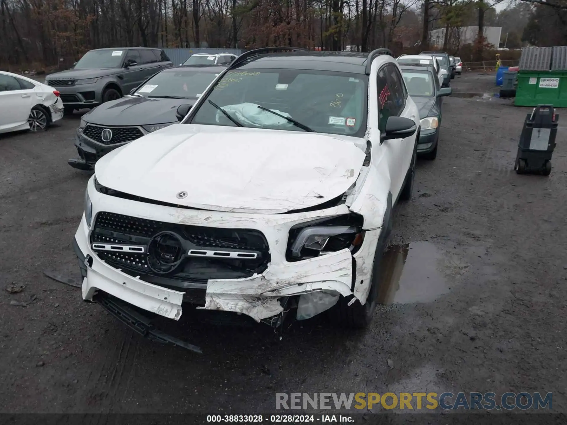 6 fotografías del automóvil dañado W1N4M4HB8NW201676 MERCEDES-BENZ GLB 250 2022