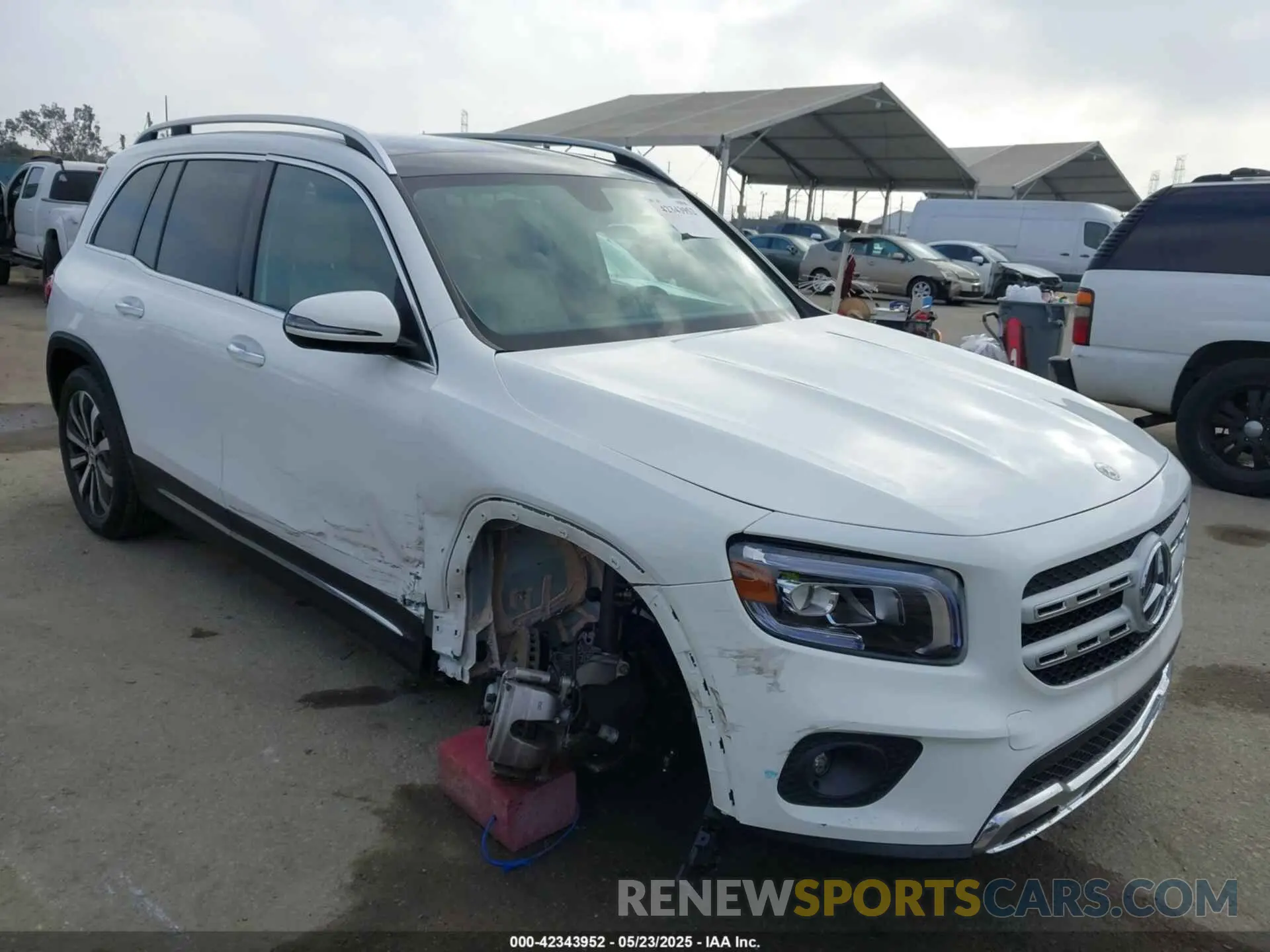 1 fotografías del automóvil dañado W1N4M4GB6PW262478 MERCEDES-BENZ GLB 250 2023