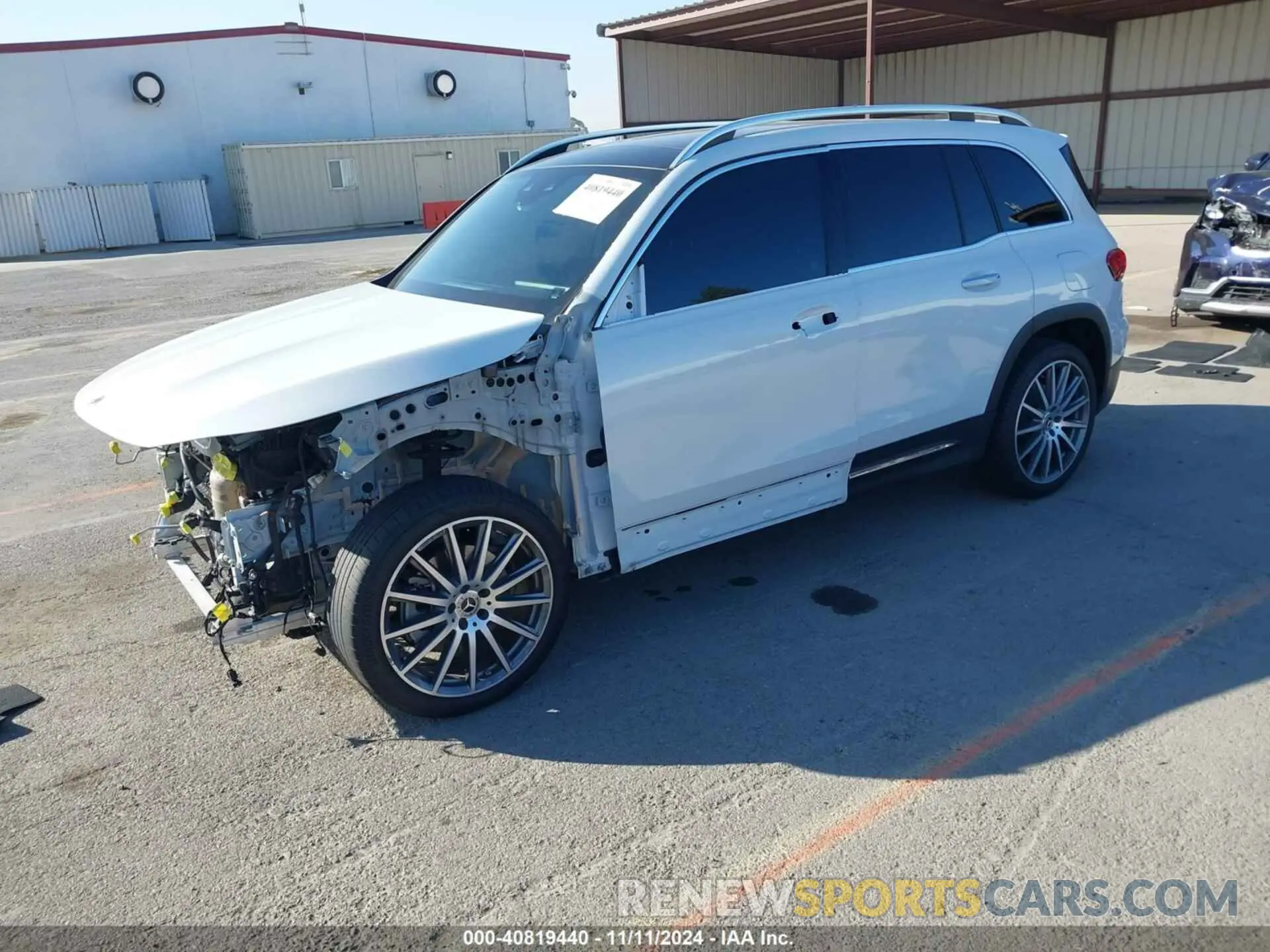 2 fotografías del automóvil dañado W1N4M4GB7PW286594 MERCEDES-BENZ GLB 250 2023