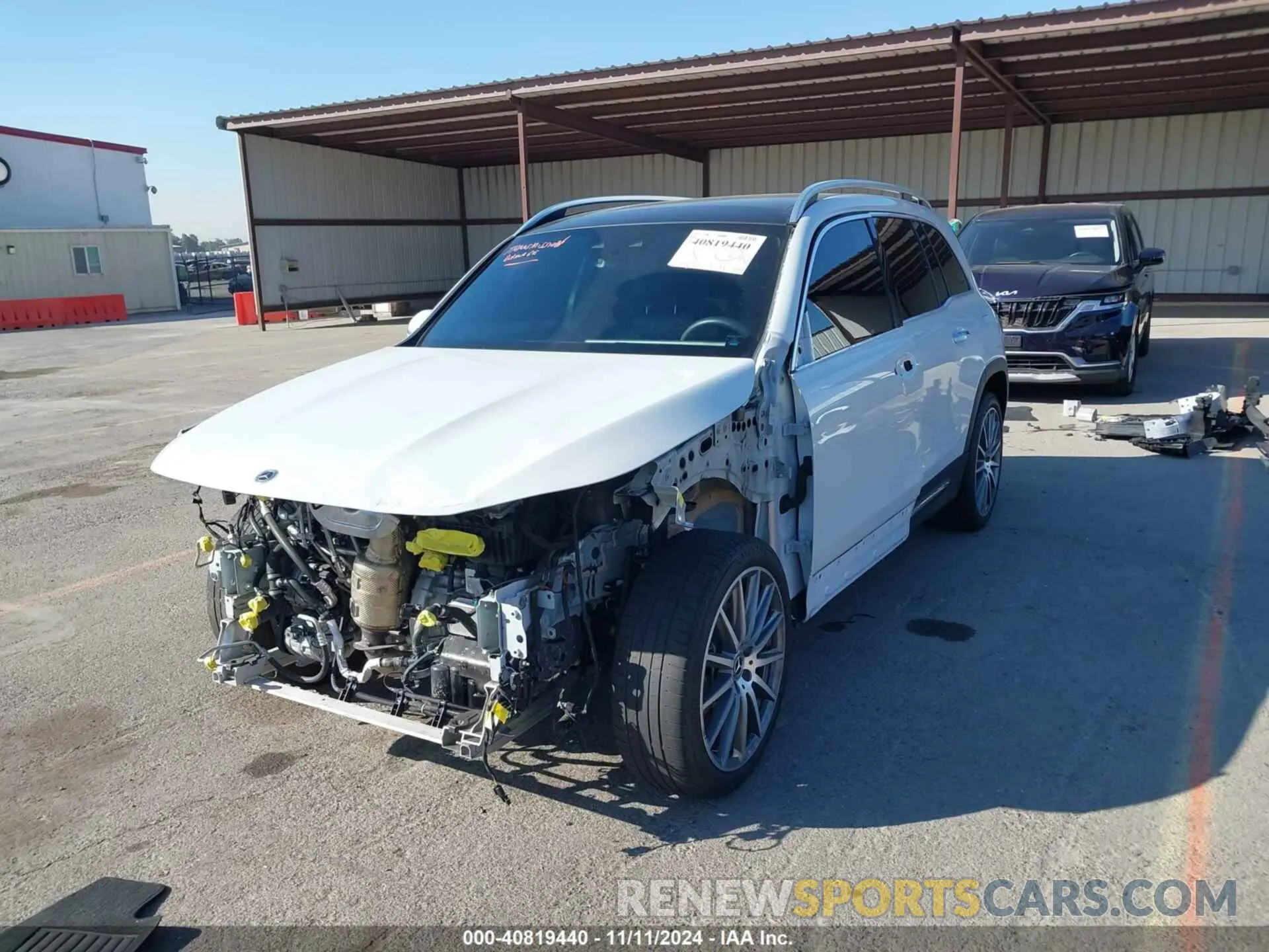 6 fotografías del automóvil dañado W1N4M4GB7PW286594 MERCEDES-BENZ GLB 250 2023